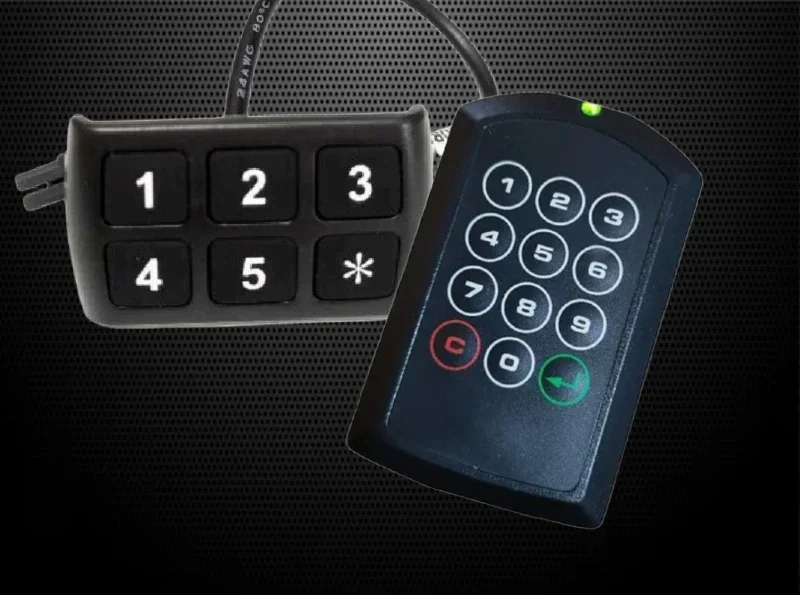 Driver I.D. Keypads with 1-wire support providing flexible Driver authorisation options