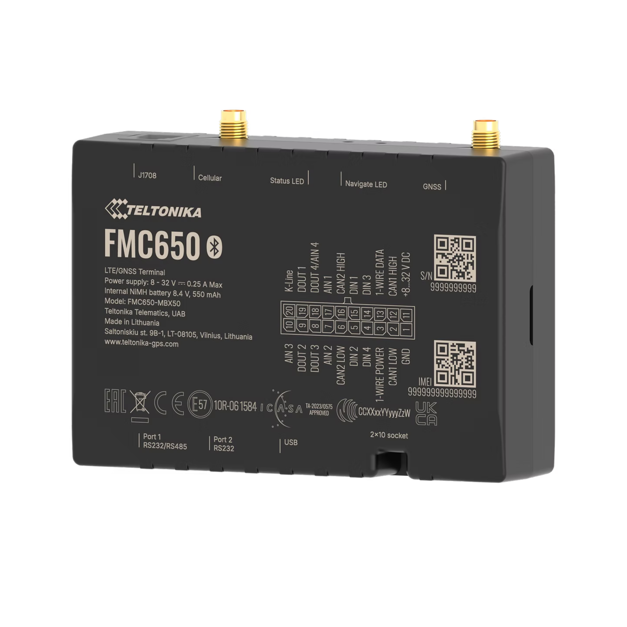 Teltonika FMC650 4G GPS Tracker