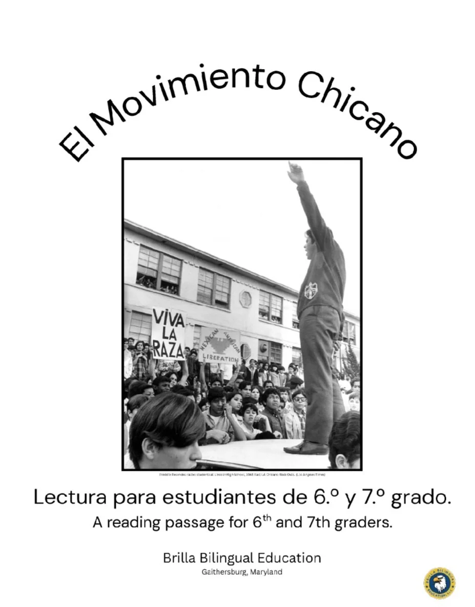 El Movimiento Chicano | Lectura y Comprensión en Español | Grados 6–7