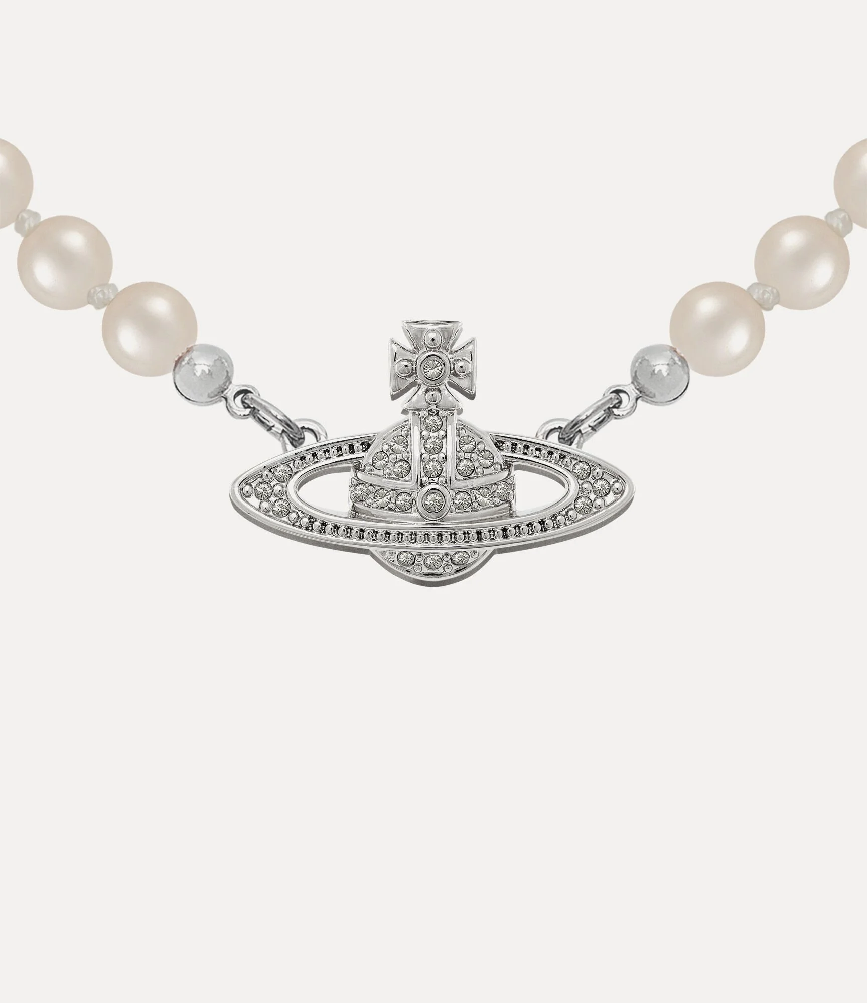 Vivienne Westwood Mini Bas Relief Pearl Choker