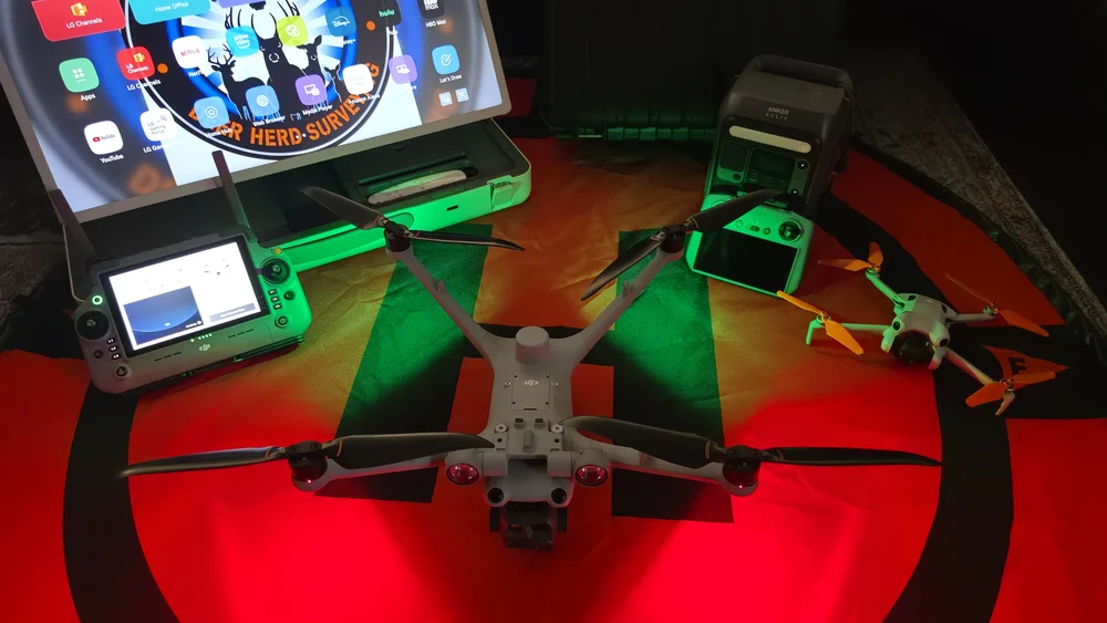 DJI Matrice 4TD field kit with RC Plus 2 Enterprise controller and mission equipment