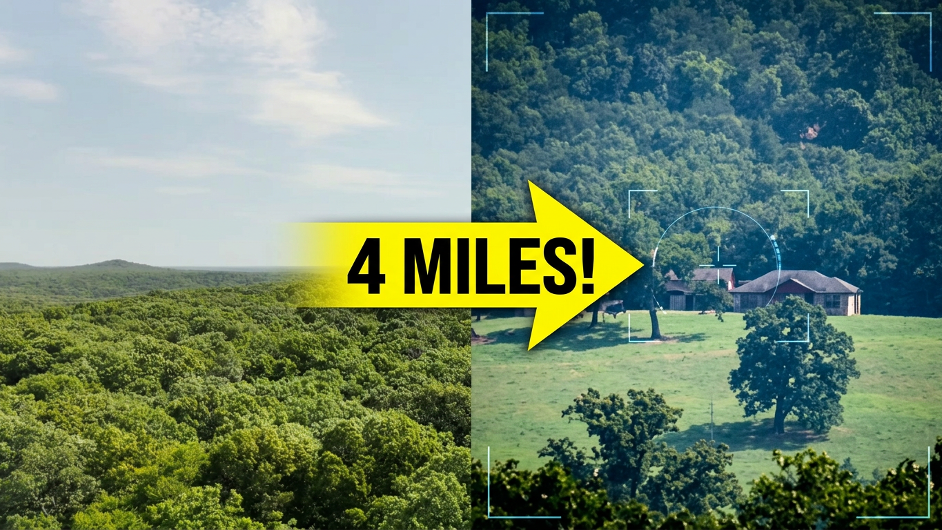 Four-mile thermal detection comparison across wooded and open terrain for Elevated Drone NWA search missions.