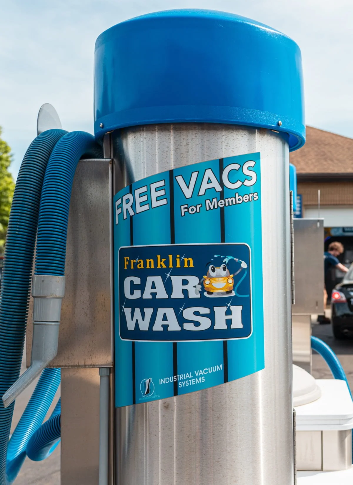 Free vacuum station for Franklin Car Wash members