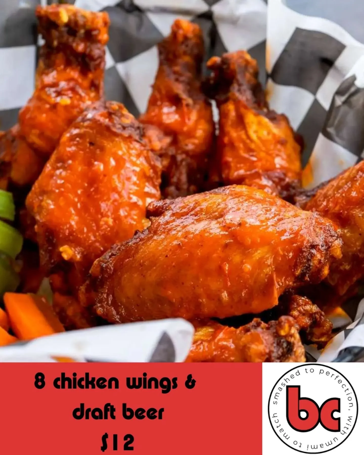🏈 SUNDAYS ARE FOR WINGS + FOOTBALL 🍗🍺
Football tastes better with wings in one hand and a cold beer in the other. 😎
Every Sunday at burgerchan Heights, grab:
🔥 8 Wings
🍺 + 1 Draft Beer
$12
Choose a Bud Light or Michelob Ultra draft, grab a seat