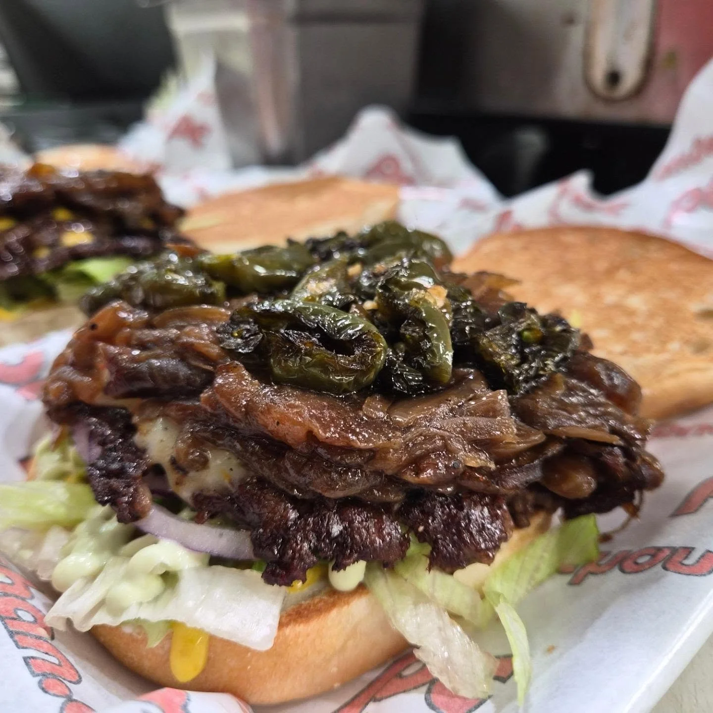 🍔🔥 YOUR BURGER. YOUR TOPPINGS. YOUR RULES!

Why settle for an ordinary burger when you can build something that's 100% YOU? 😎

At burgerchan, we believe the best burger is the one YOU create!

🥬 Fresh, crisp veggies
🧅 Caramelized onions
🌶️ Roas