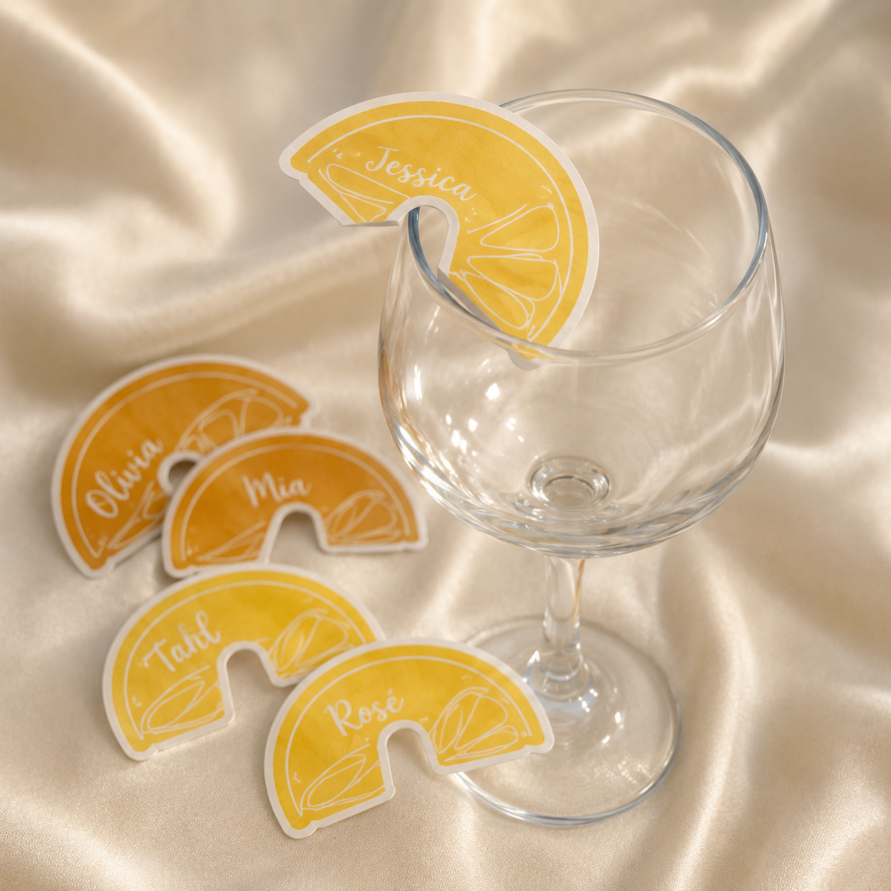 Wine Glass Label 002