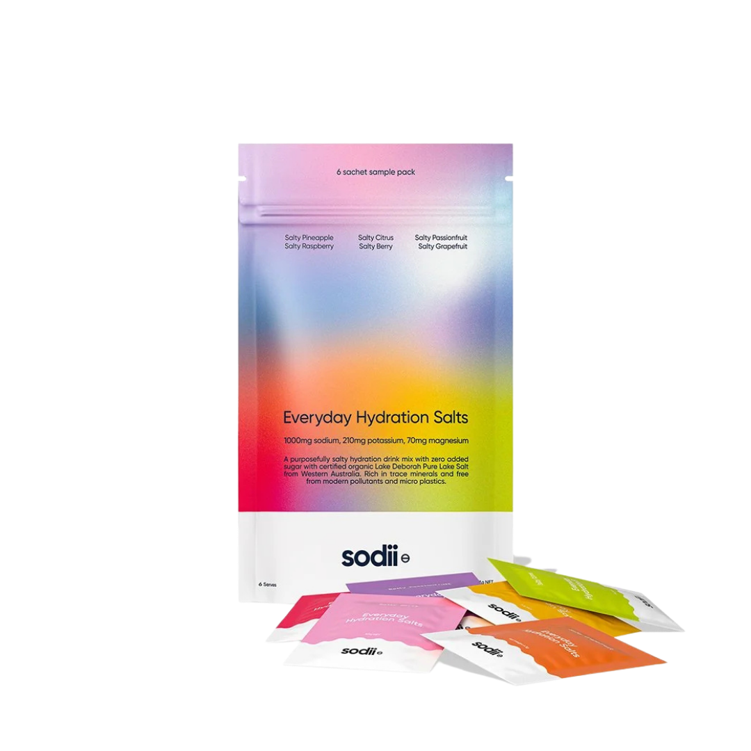 Sodii Everyday Hydration Salts - 8 Sachets Sample Pack