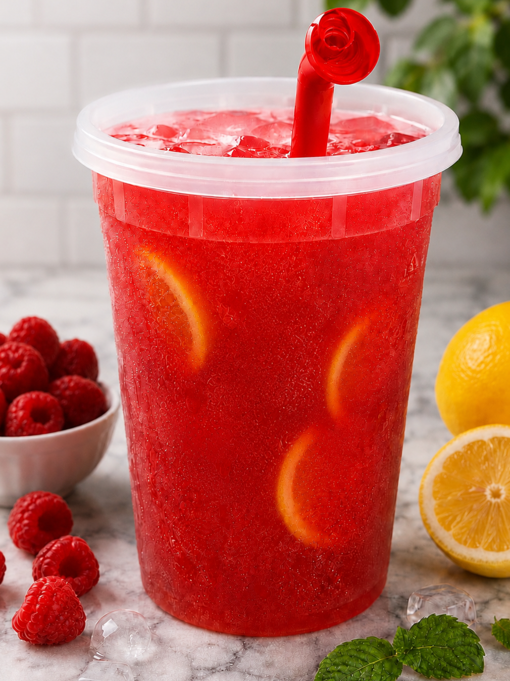 Fresh Raspberry Lemonade