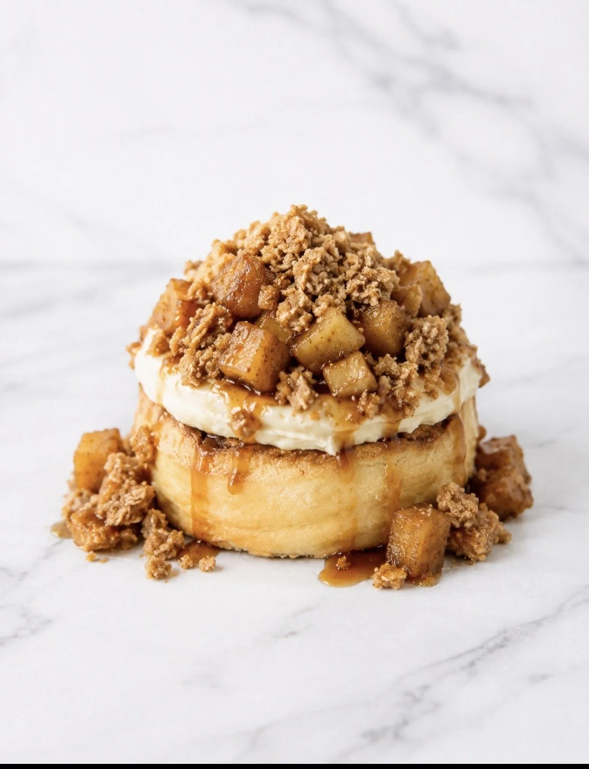 Apple Crisp Cinnamon  Roll