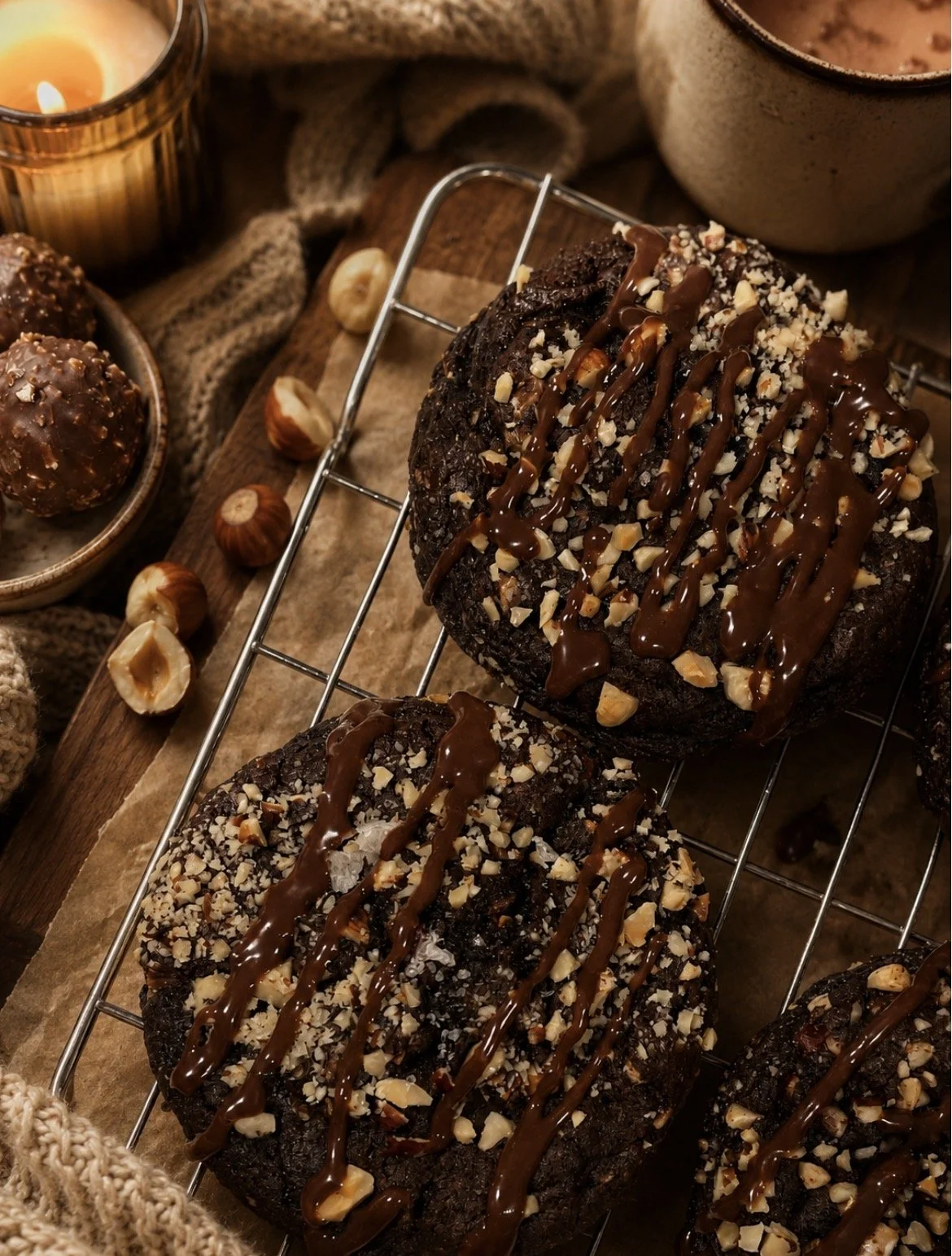 Dark Chocolate Hazelnut Cookie