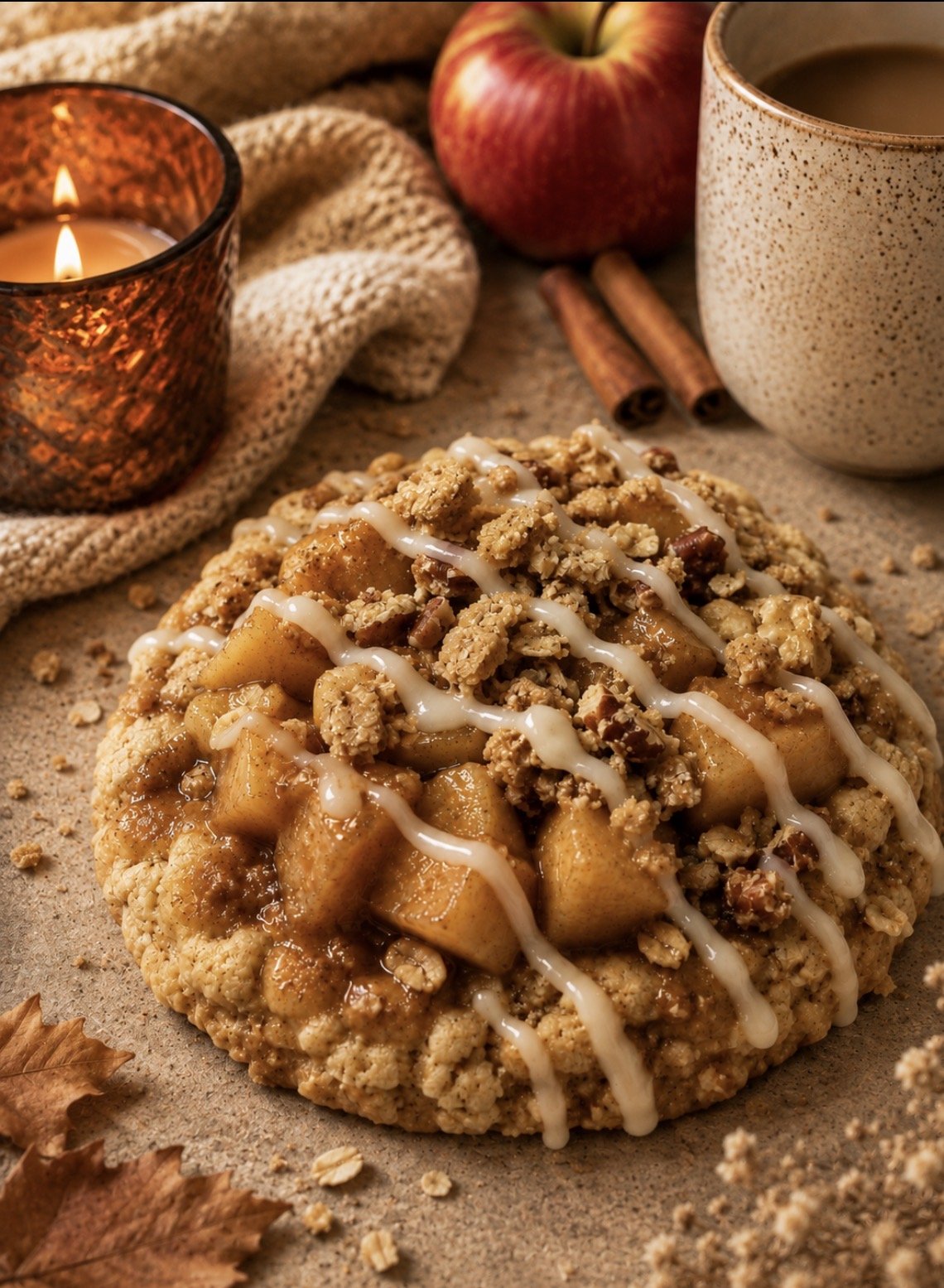 Apple Crumble Cookie