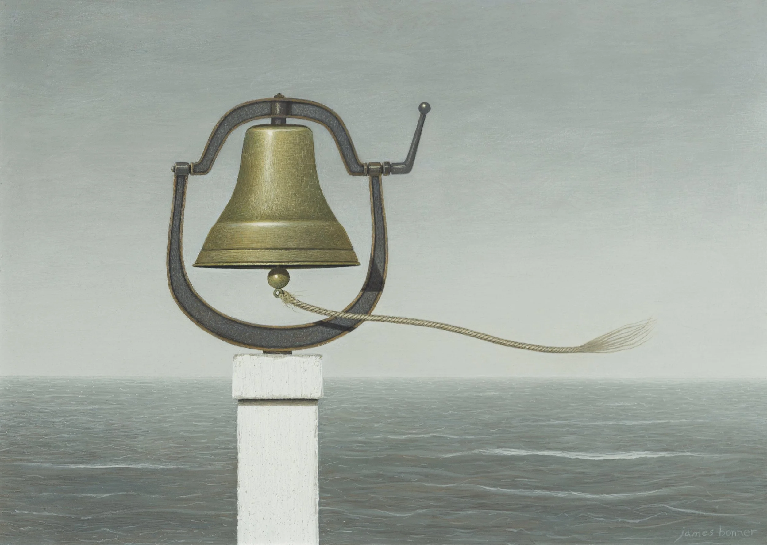  Harbor Bell, 2025
(egg tempera on panel)
20 x 28 in. unframed / 
26 x 34 in. framed / 
$12,000