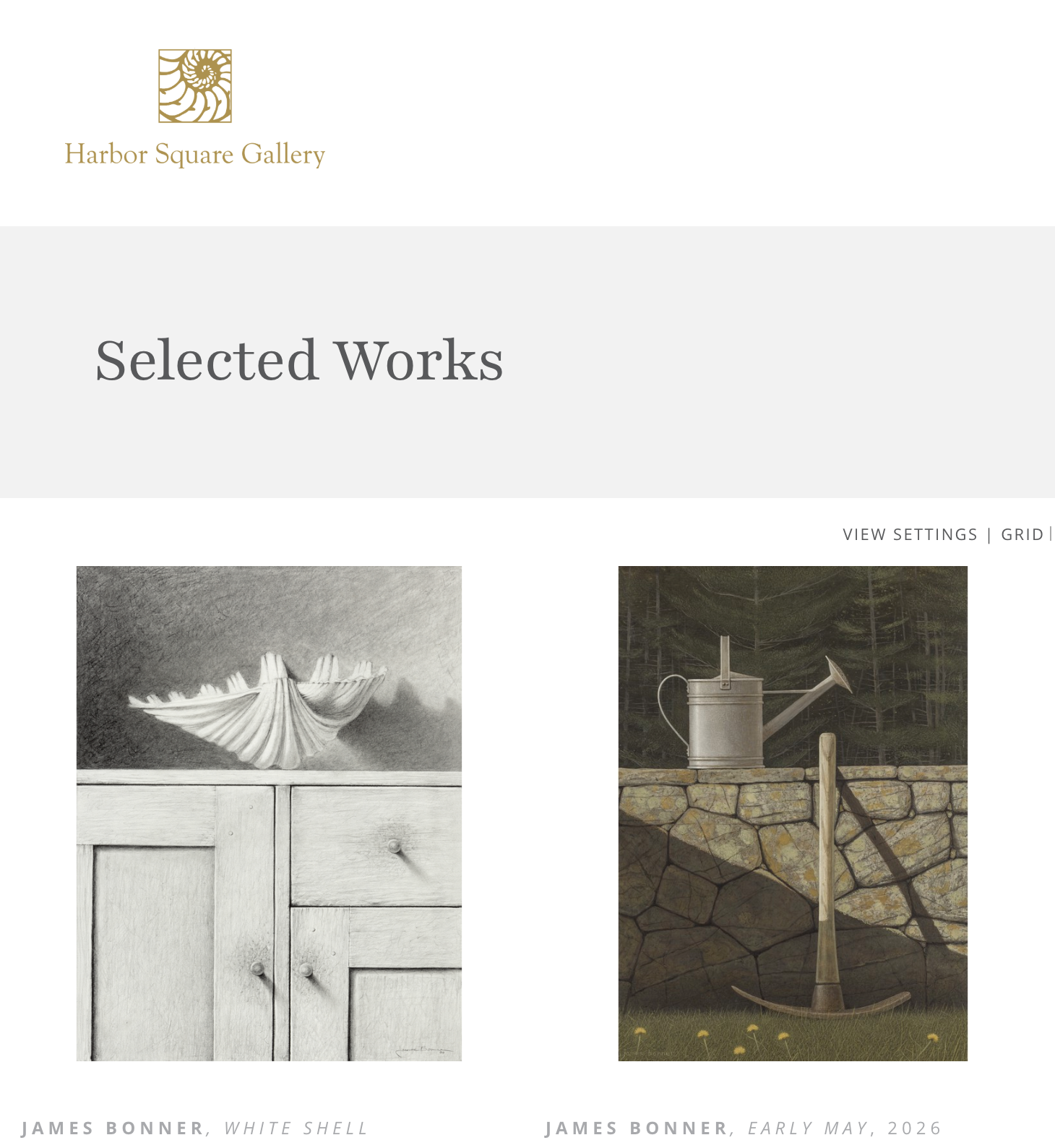Harbor Square Gallery / 37 Bay View Street, Camden, Maine 04843 / (207) 594-8700 / info@harborsquaregallery.com