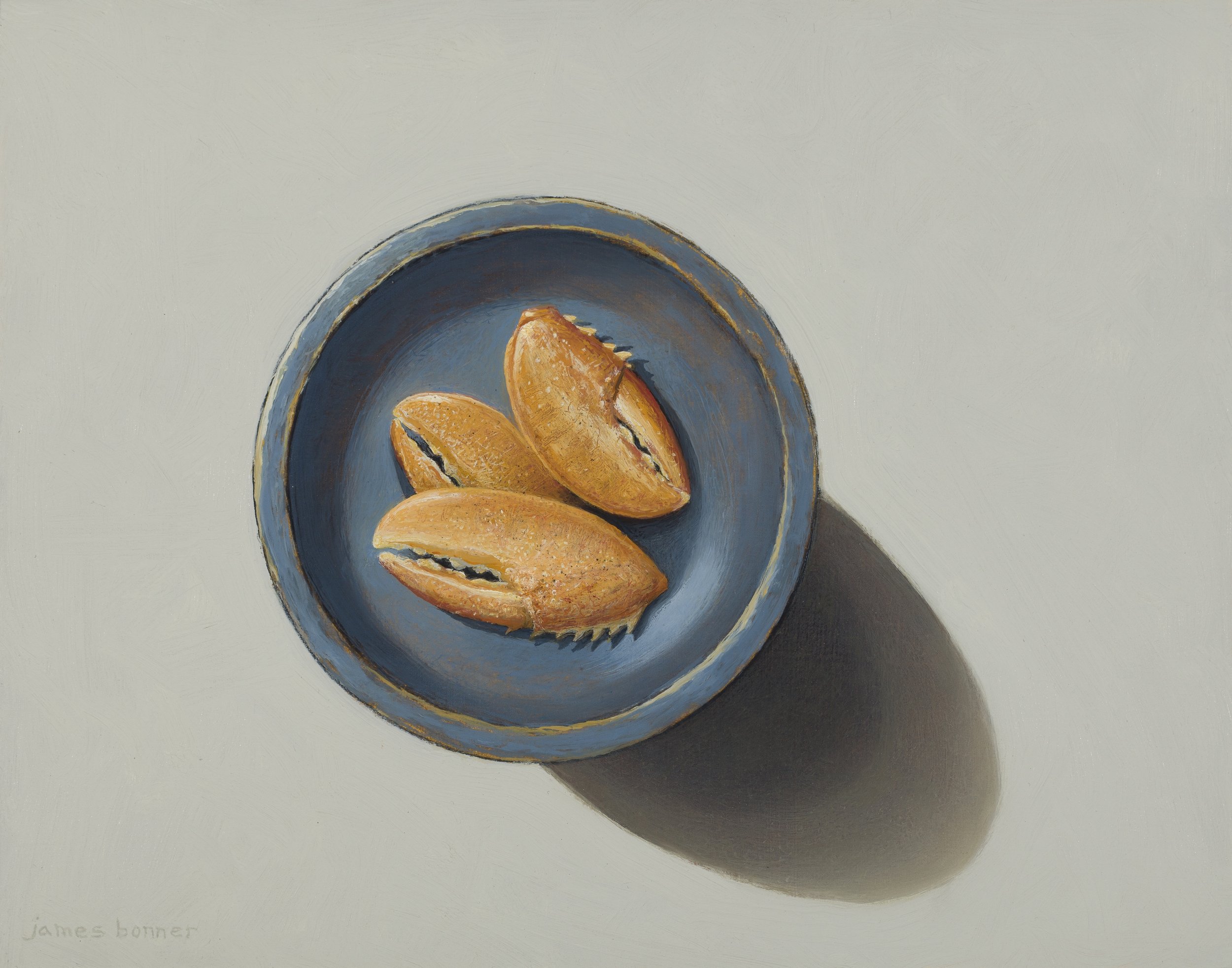 Shaker Bowl with Lobster Claws, 2024 (oil on panel) SOLD