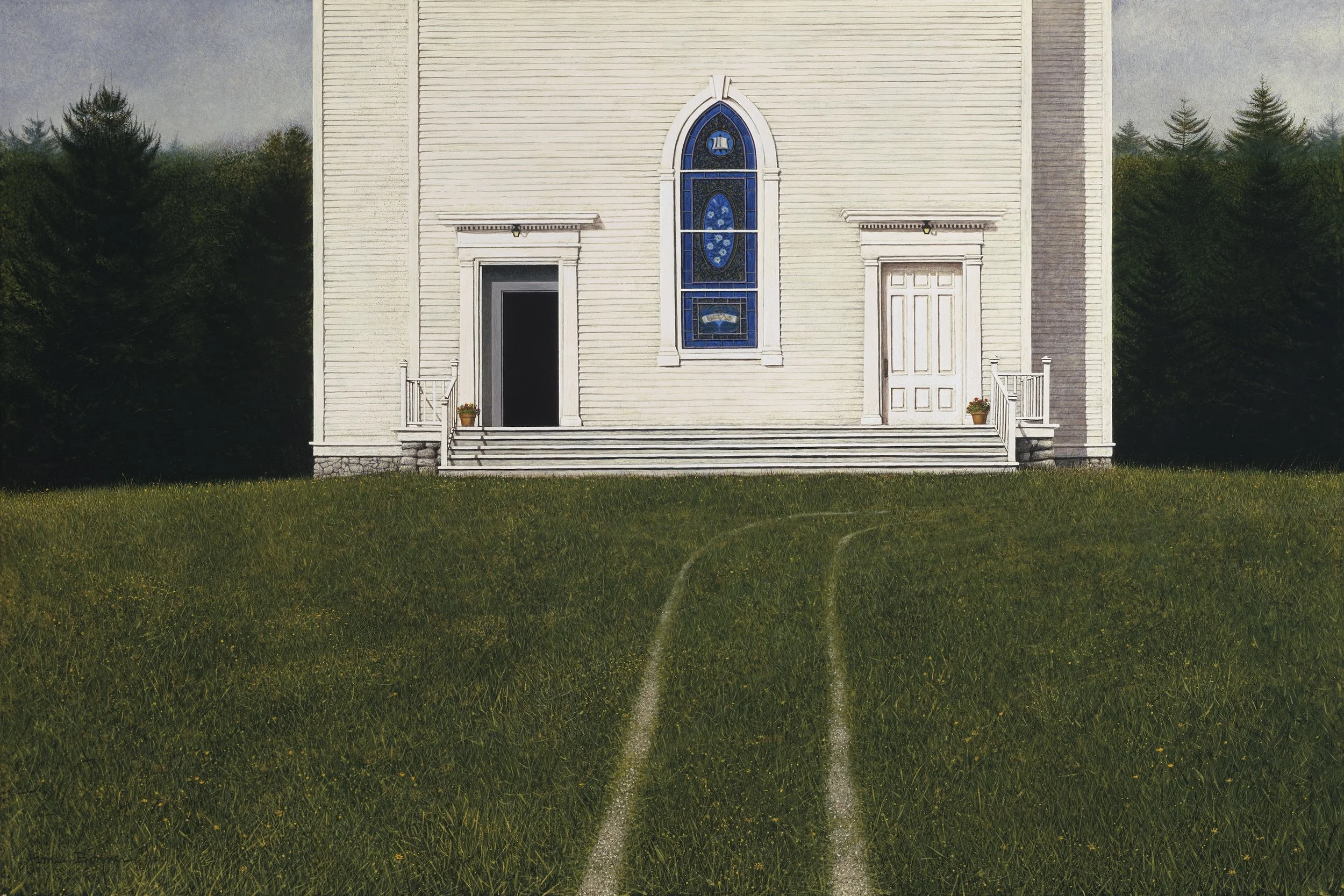 Early Arrival, 2000 (egg tempera on panel) SOLD