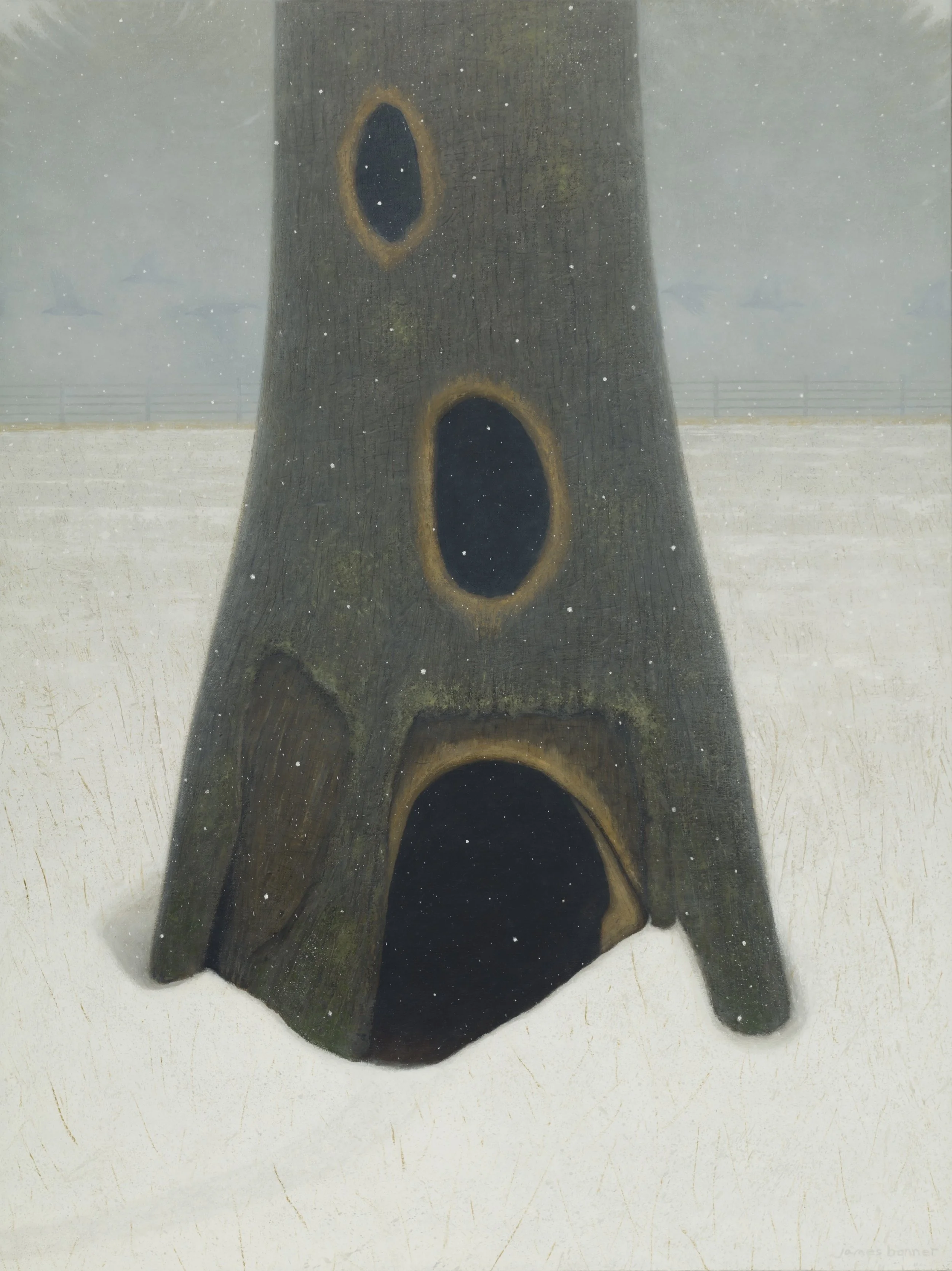 Three Stories, 2024 (oil on canvas) 40 x 30 in. unframed / 42.5 x 32.5 in. framed / $17, 500
