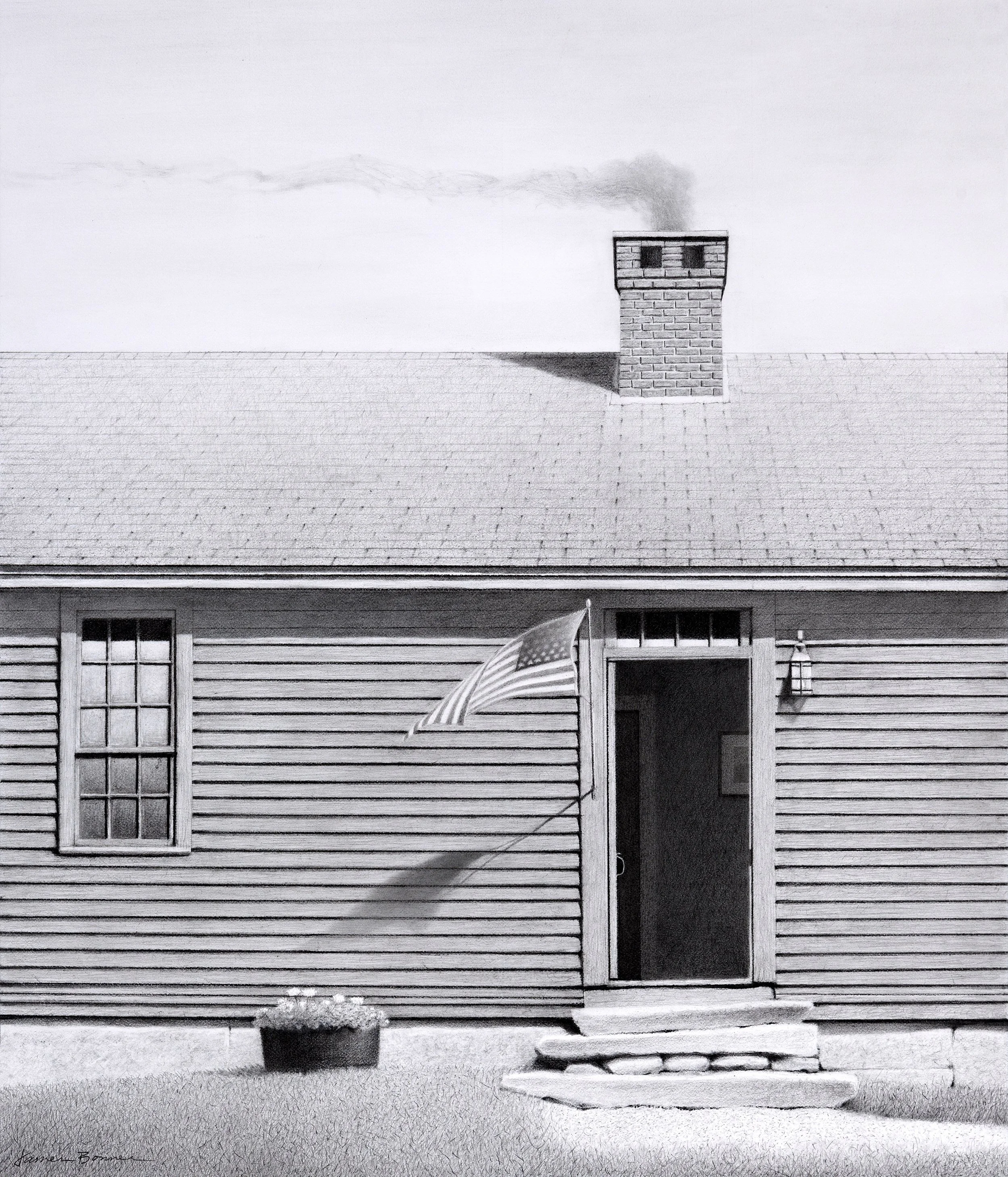 Morrison House Study (graphite on paper) SOLD