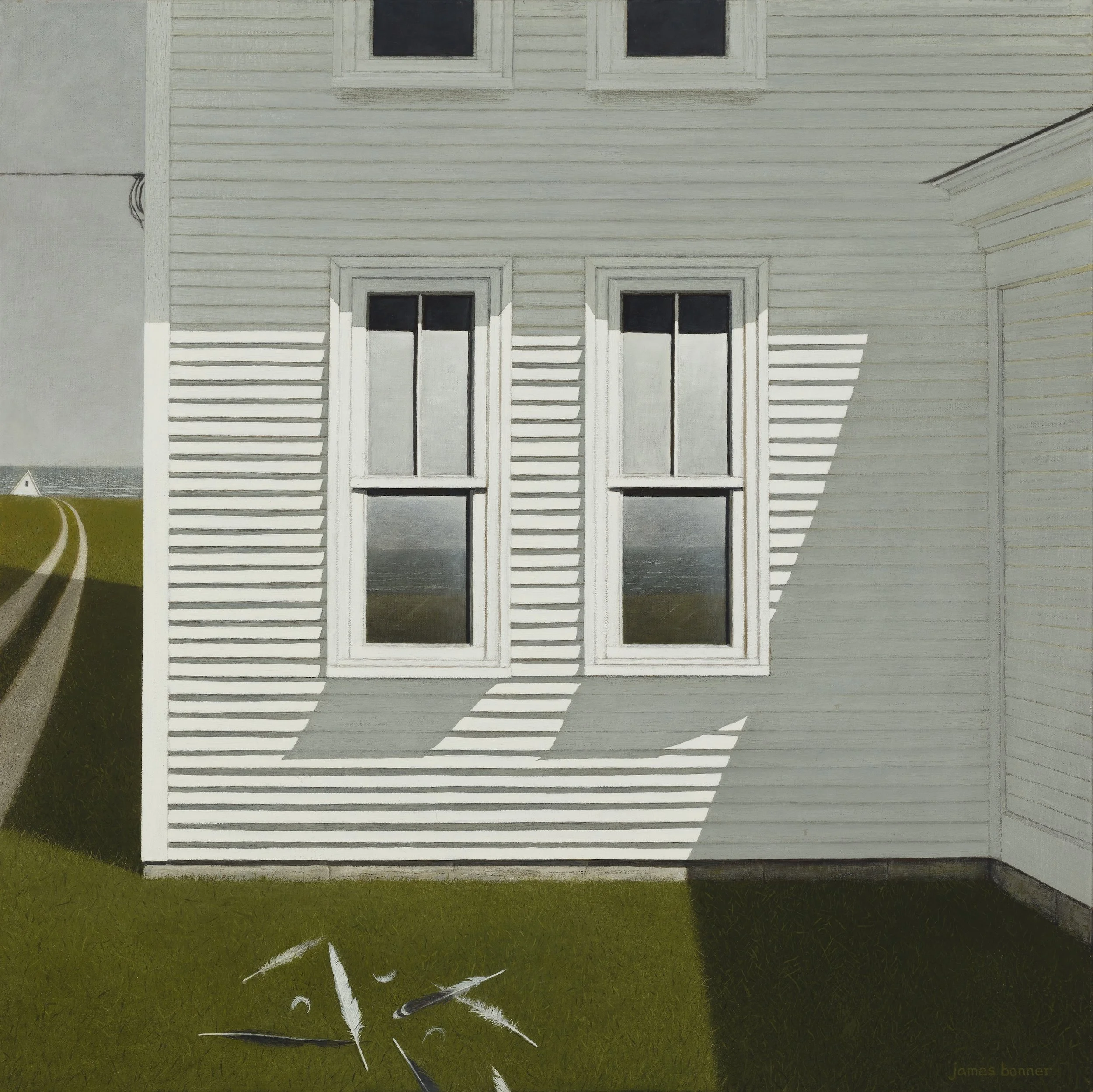 Pirate Feathers, 2024 (oil on canvas) / 30 x 30 in. unframed  / 32.5 x 32.5 in. framed / $15,000 