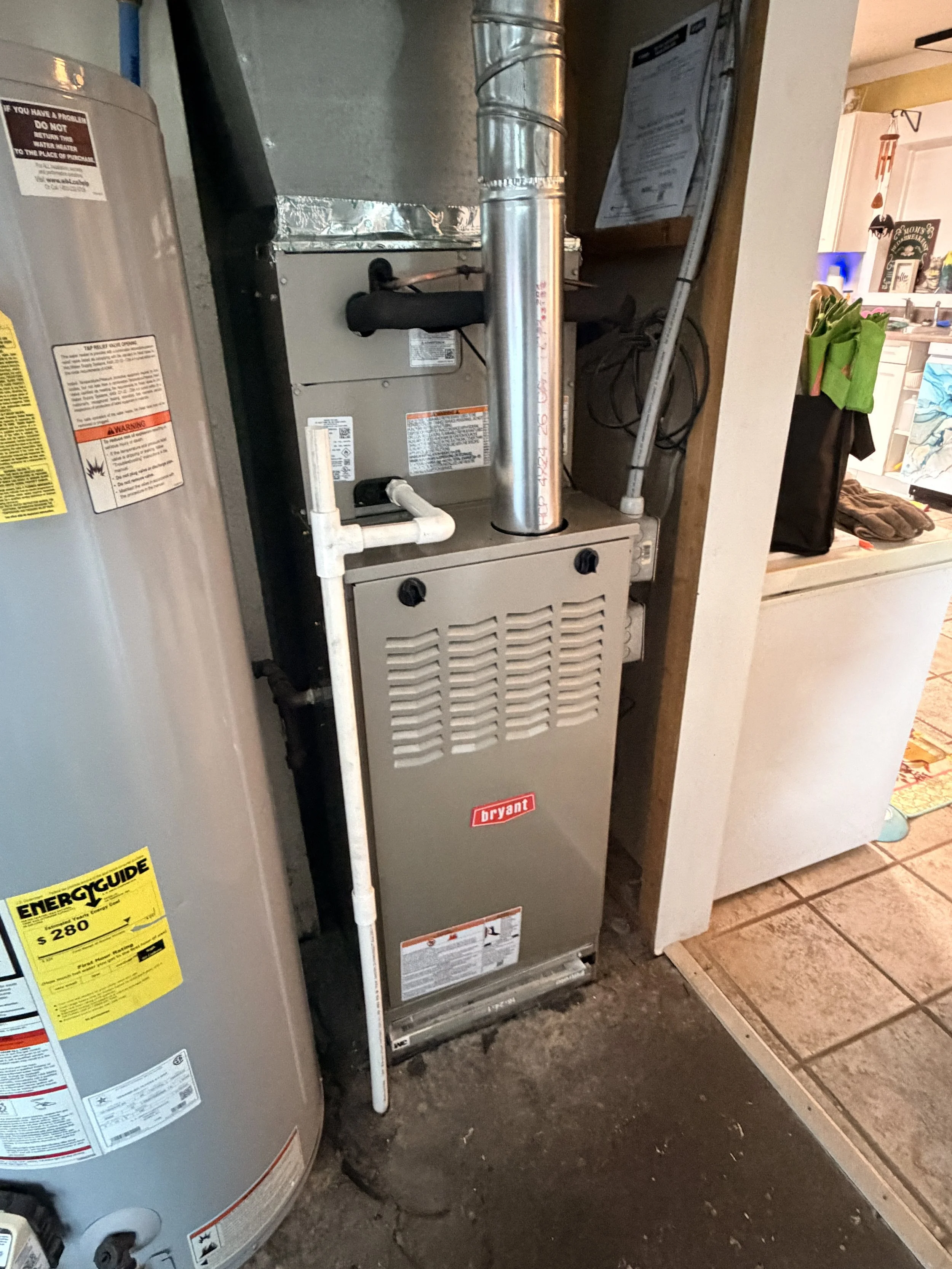After: New Furnace System Installation