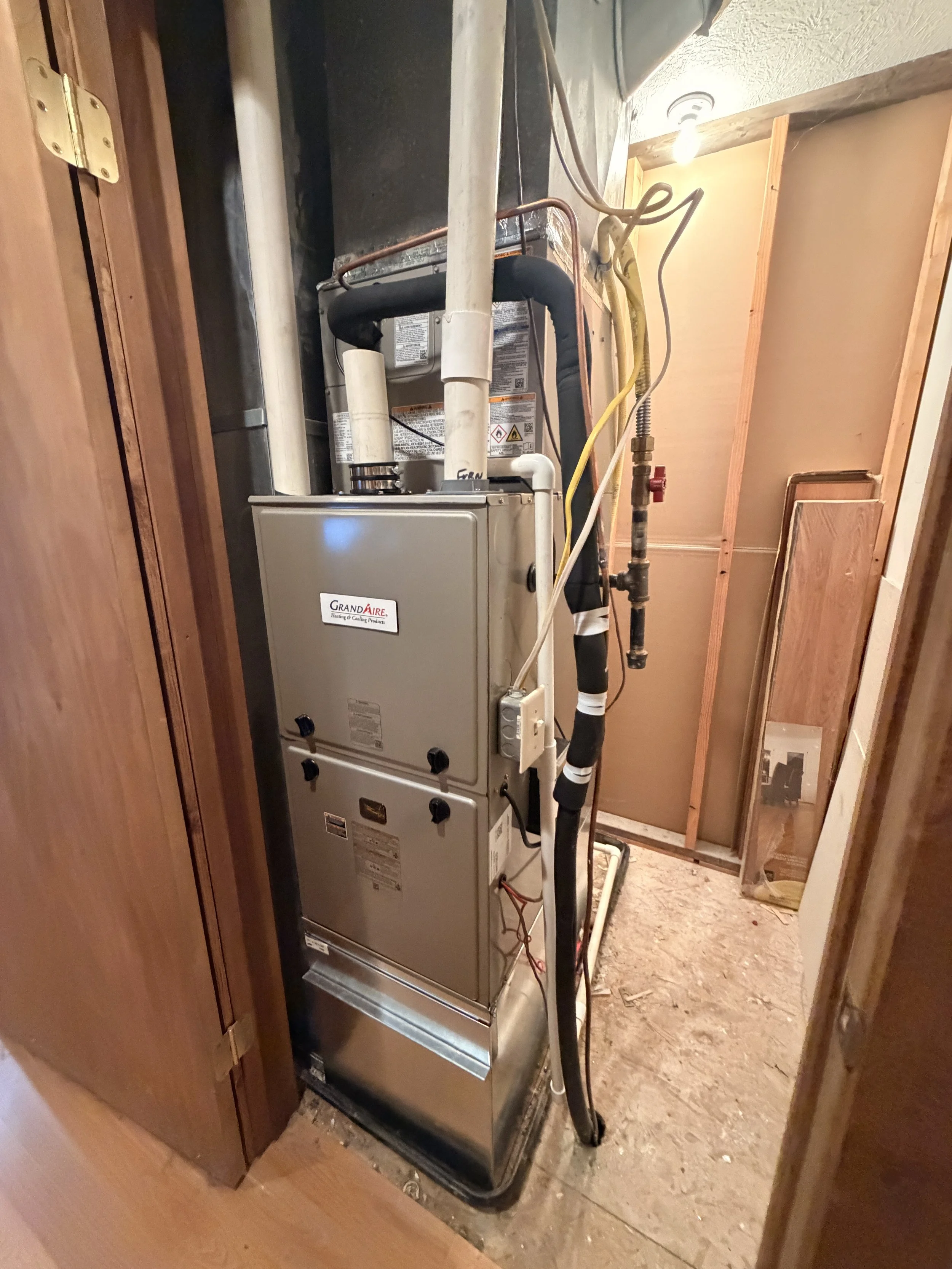 After: New Furnace System Installation