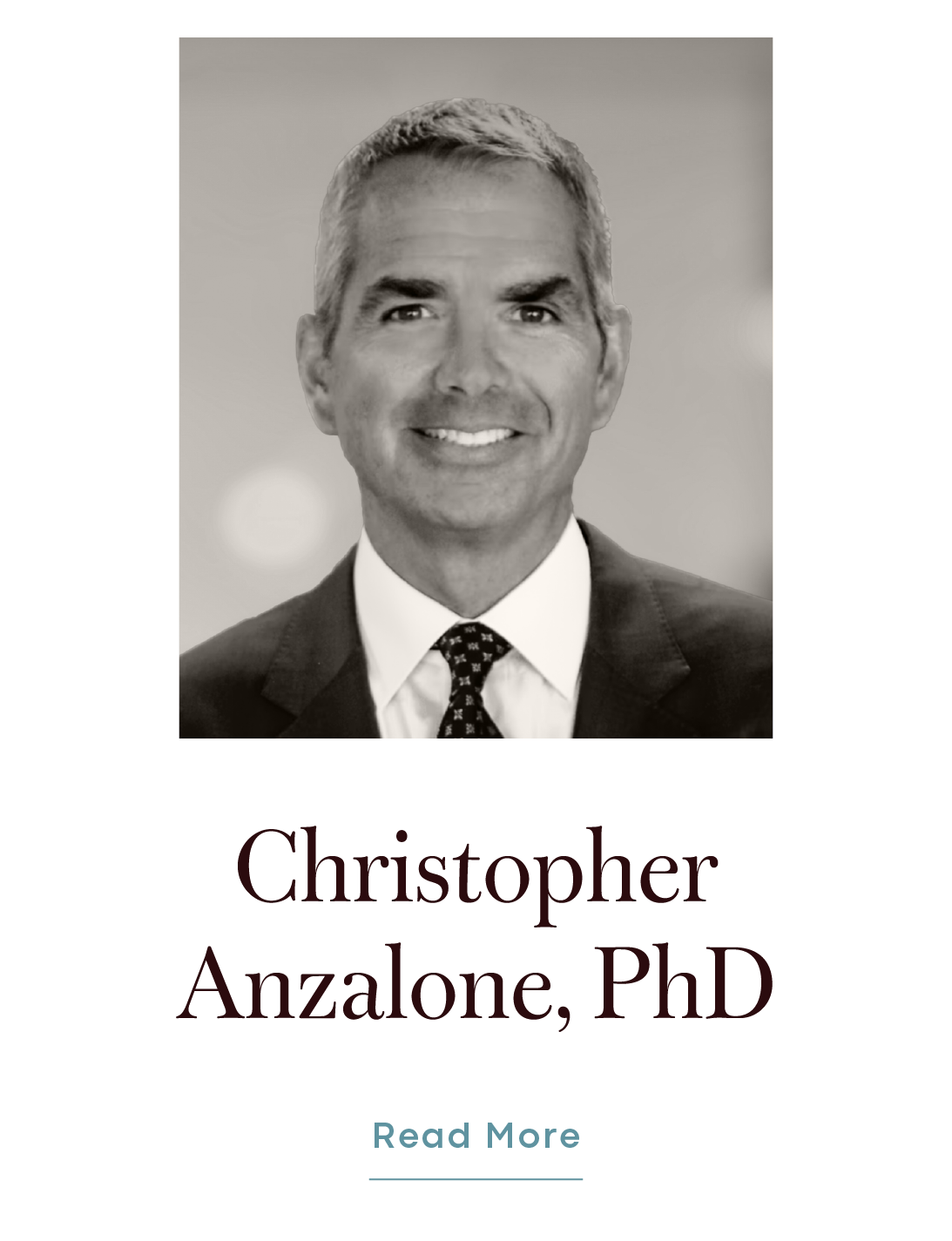 Christopher Anzalone, Ph.D., Strategic Advisory Board member at Valerium Capital Partners