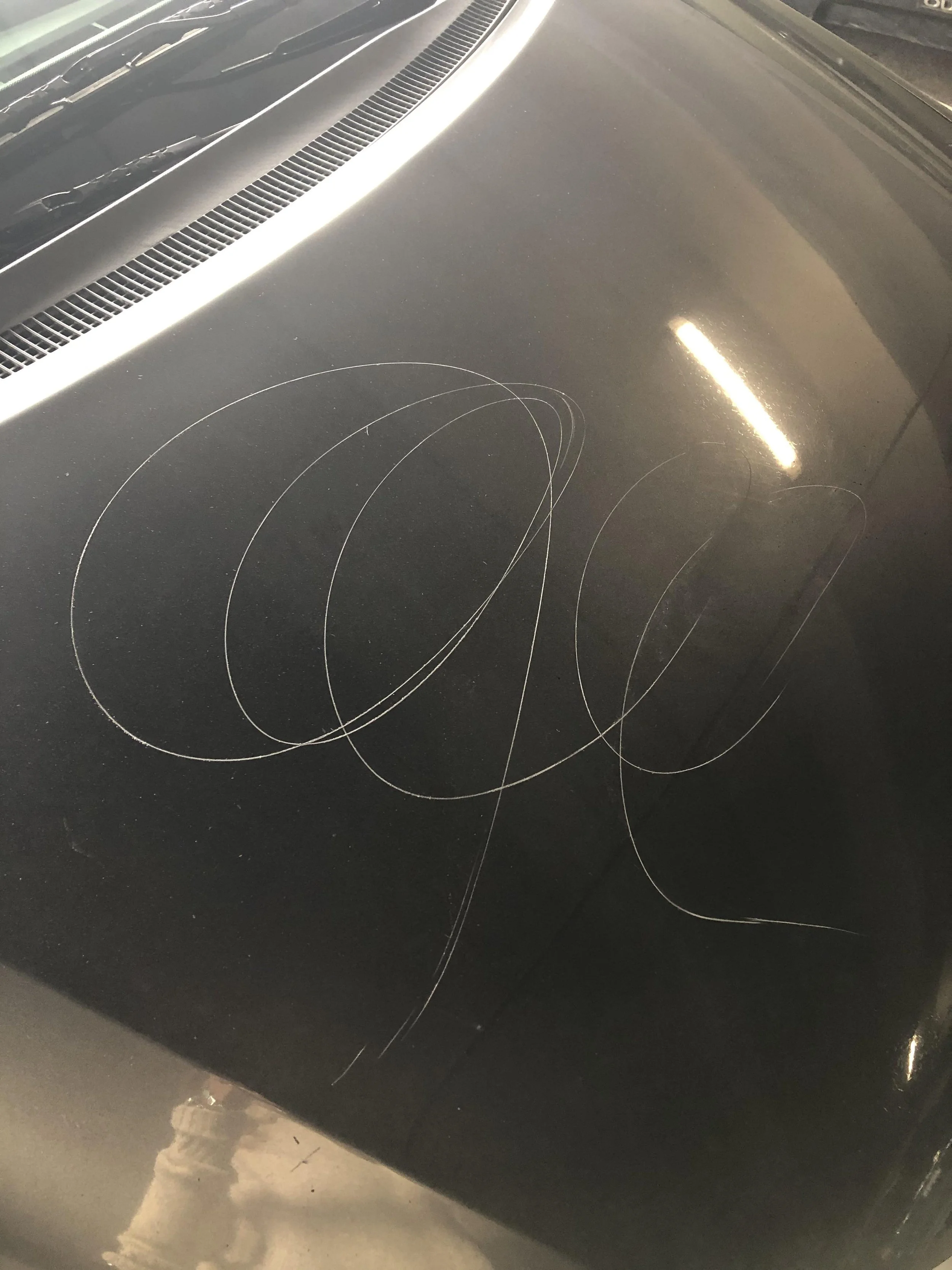 Deep scratches, chips, and paint restoration consultation
