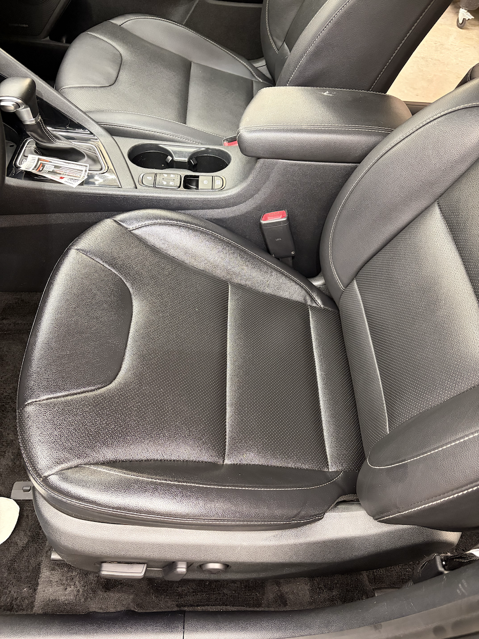 Leather seat Ceramic coating.