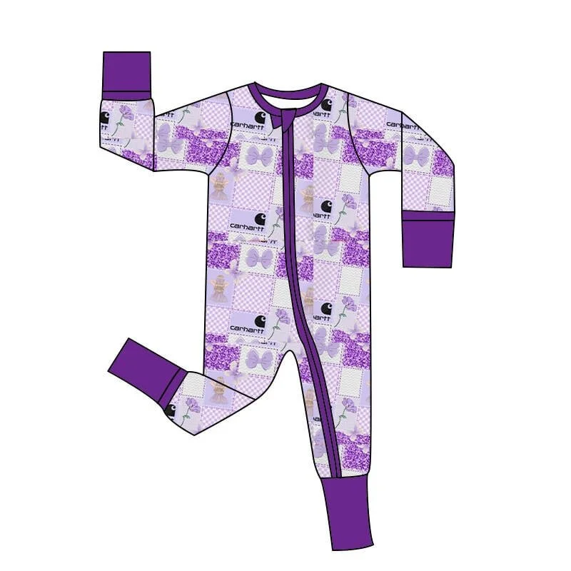 Carhartt Inspired Zippy- Purple