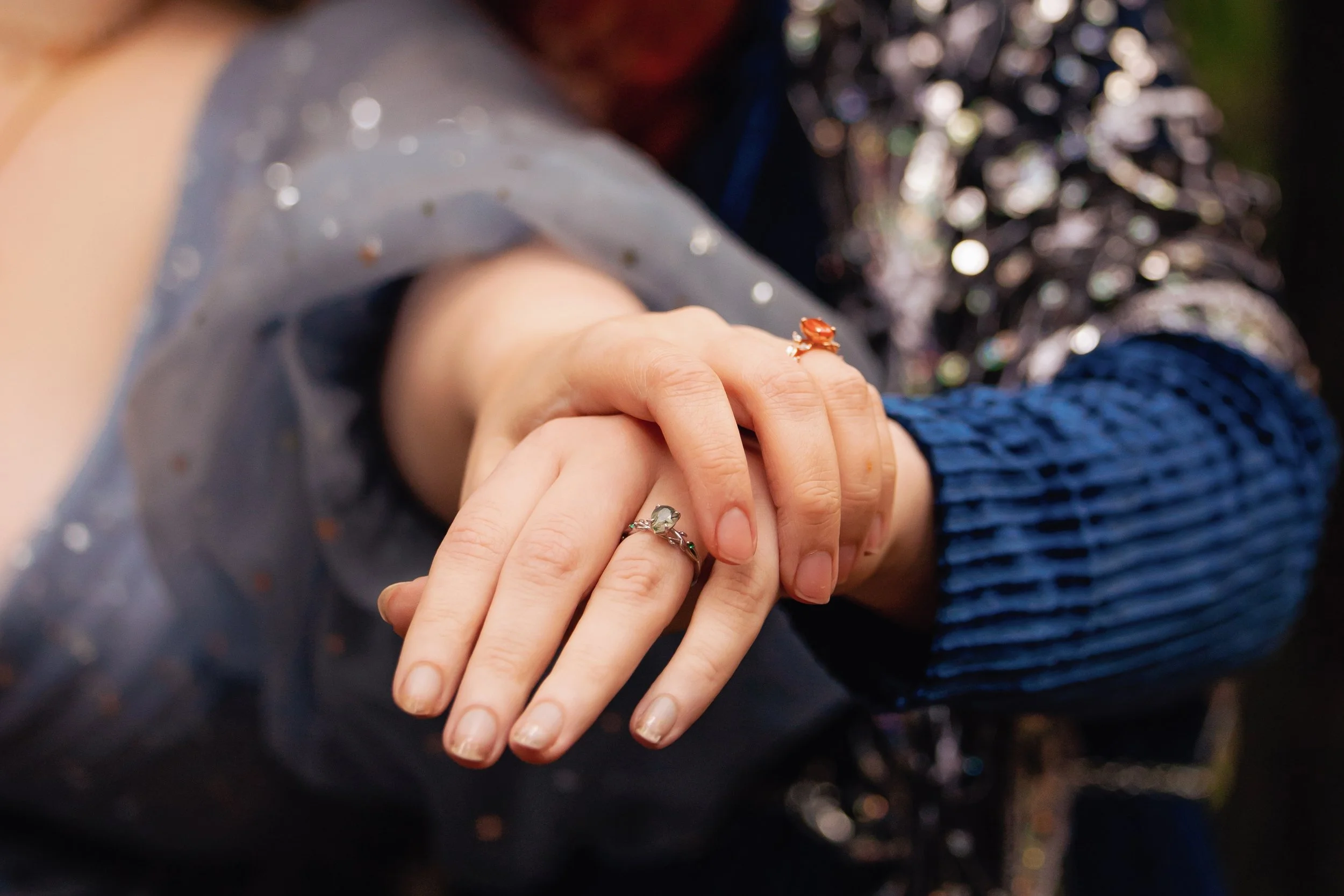 Enchanting Queer Engagement Session in Bellingham