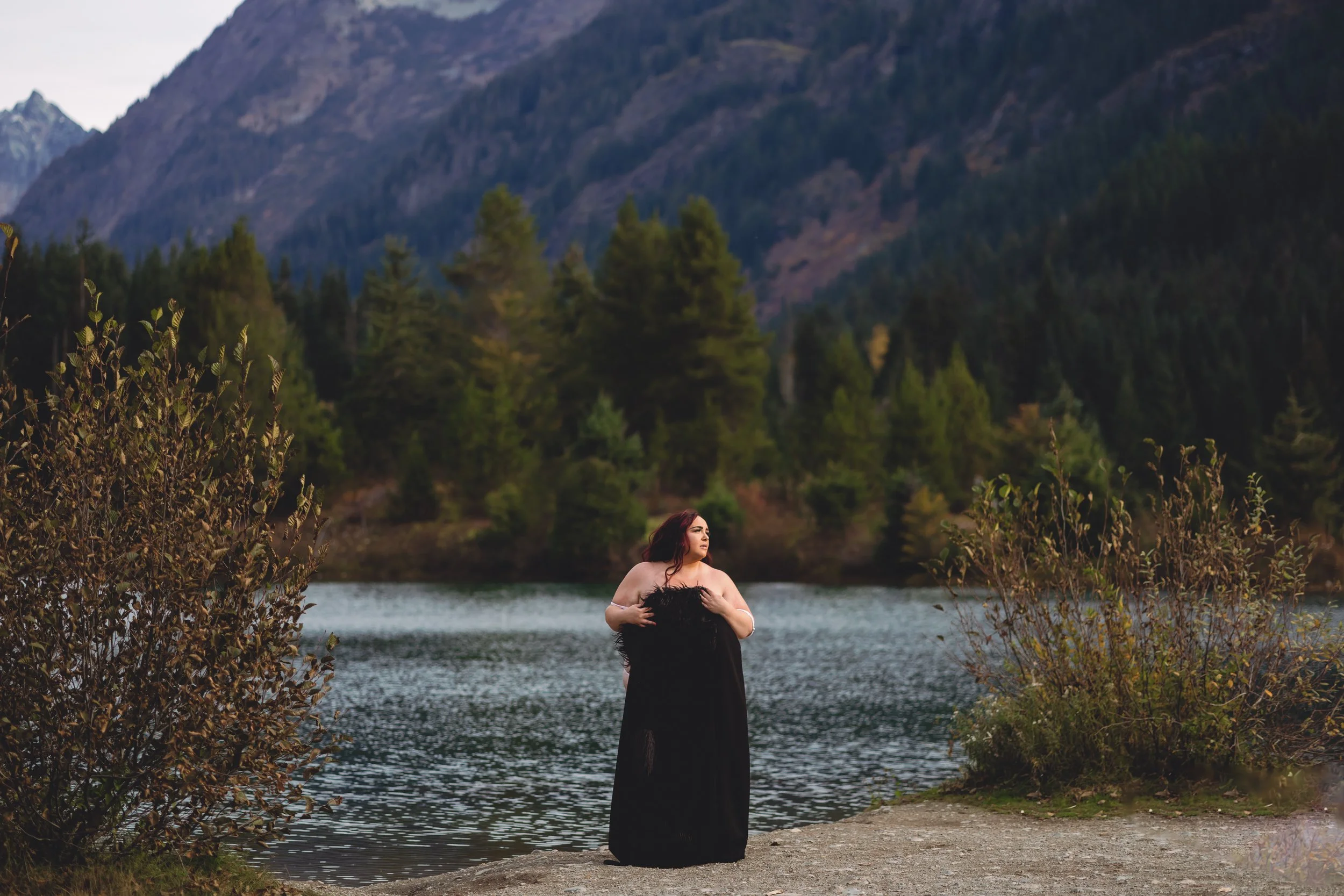 Outdoor Boudoir in the Mountains