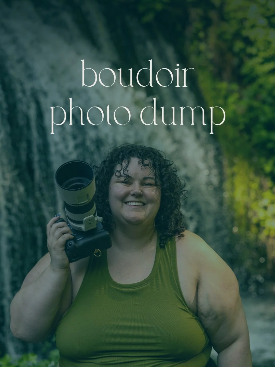 I love seeing how different bodies are. The textures, the sizes, the shapes, the lumps, the muscles, the everything! 

Boudoir isn&rsquo;t about performing sexiness, but is about connecting with yourself - your breath, your body &amp; the nature arou