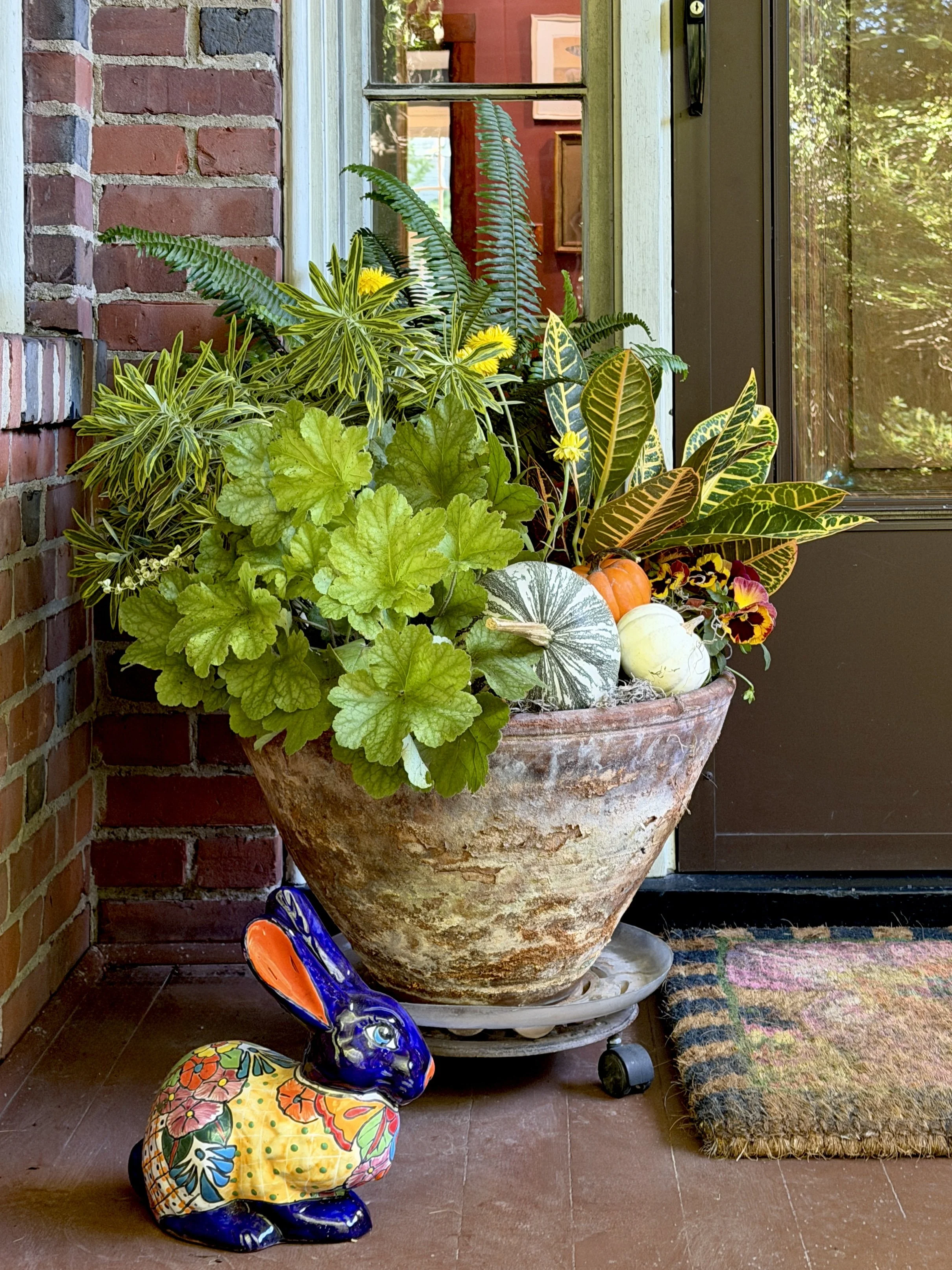 Fall Planters - Fall Containers - Belmont Massachusetts