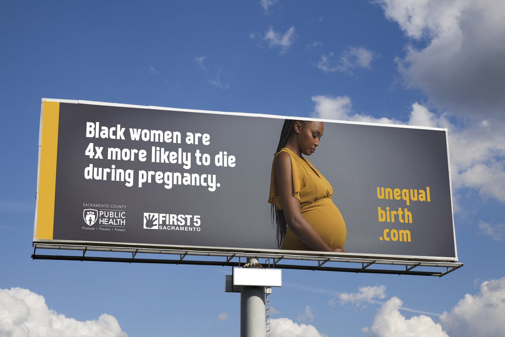 Unequal Birth OOH Mockup - Maternal Mortality.jpg