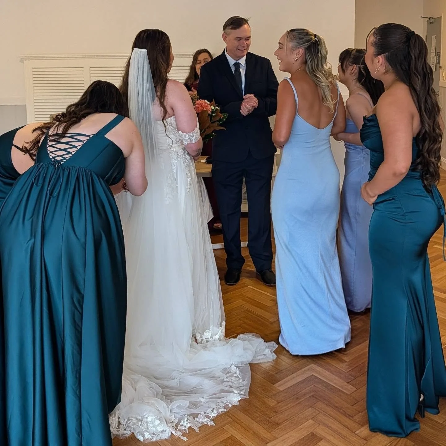 The connection will always be my favourite part of a wedding morning 🤍

Of course, I love creating beautiful makeup. But if I'm honest, that's only part of why I do what I do.
It's the laughter while everyone is getting ready.
The quiet moments befo