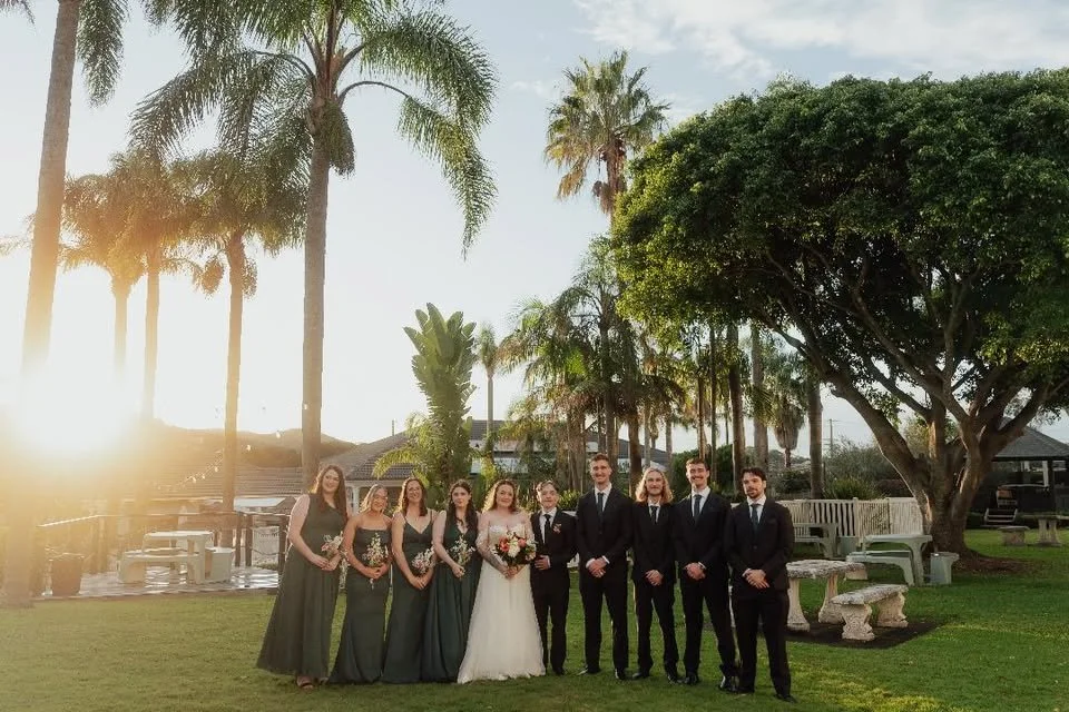 CENTRAL COAST BRIDAL PARTY AT THE OLIVE GROVE CENTRAL COAST MAKEUP BY KEIRA LEA