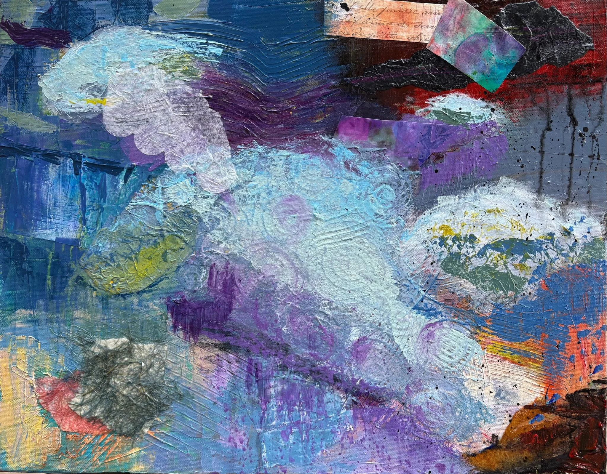 Cloud of Possibility  -Mixed Media 16 x 20