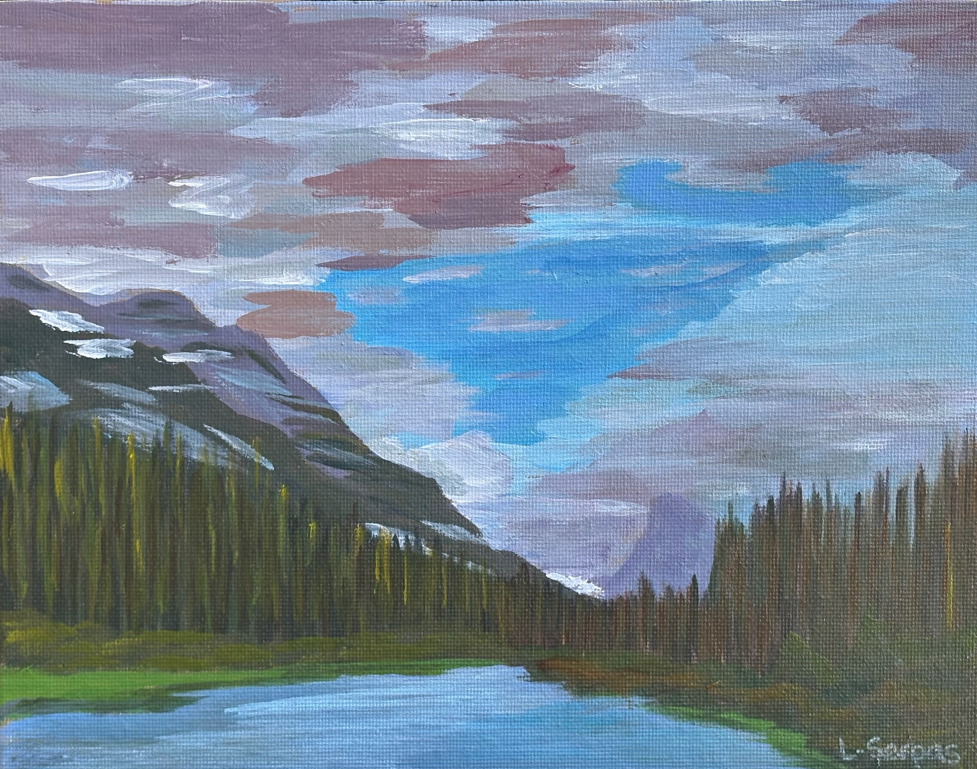 Spring Creek - Canmore		10" x 8"	Acrylic on canvas