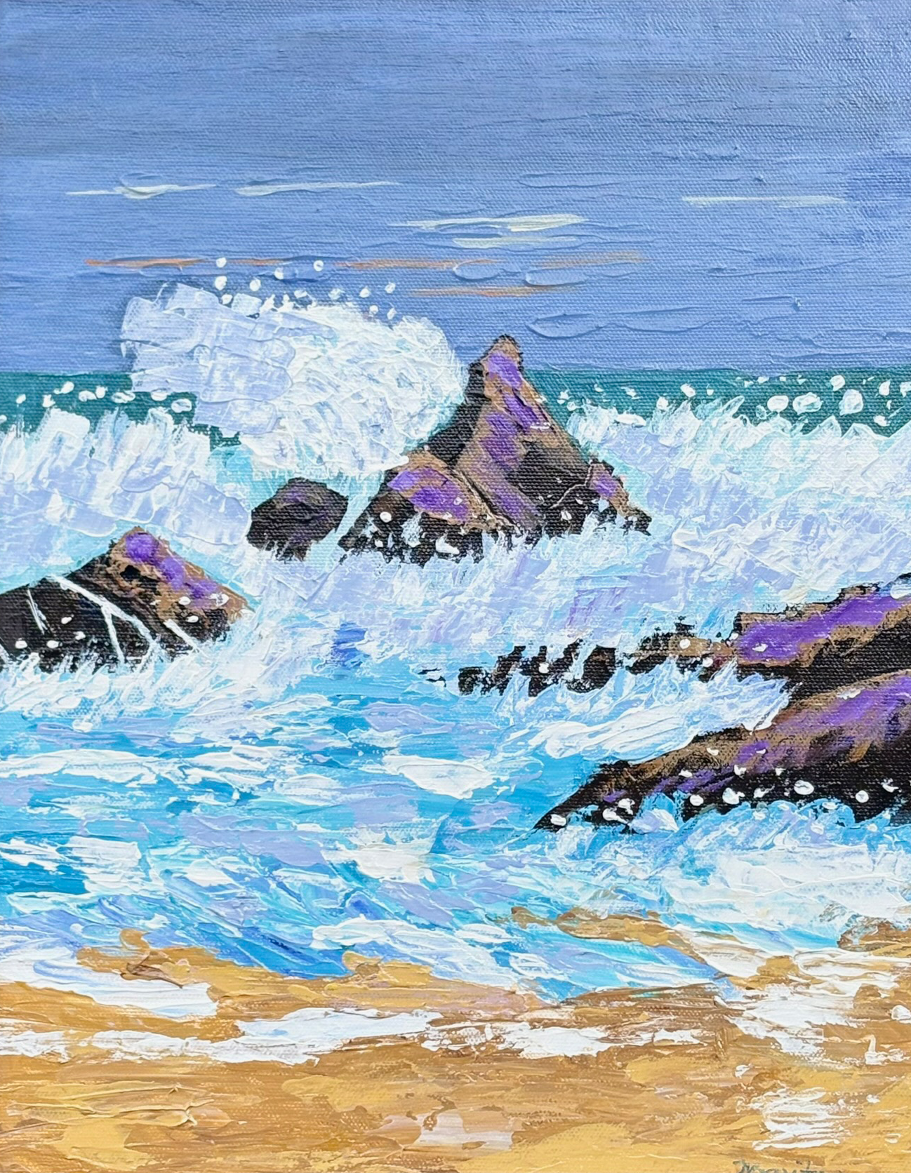 Come and Play		11" x 14"	Acrylic on canvas