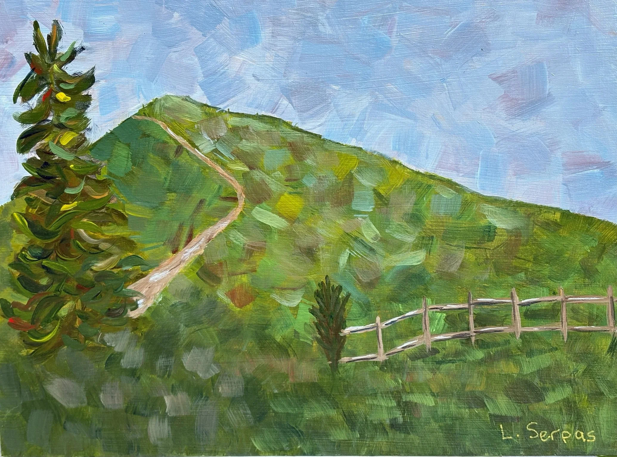 My Way
 -Acrylic on Canvas
9 x 12