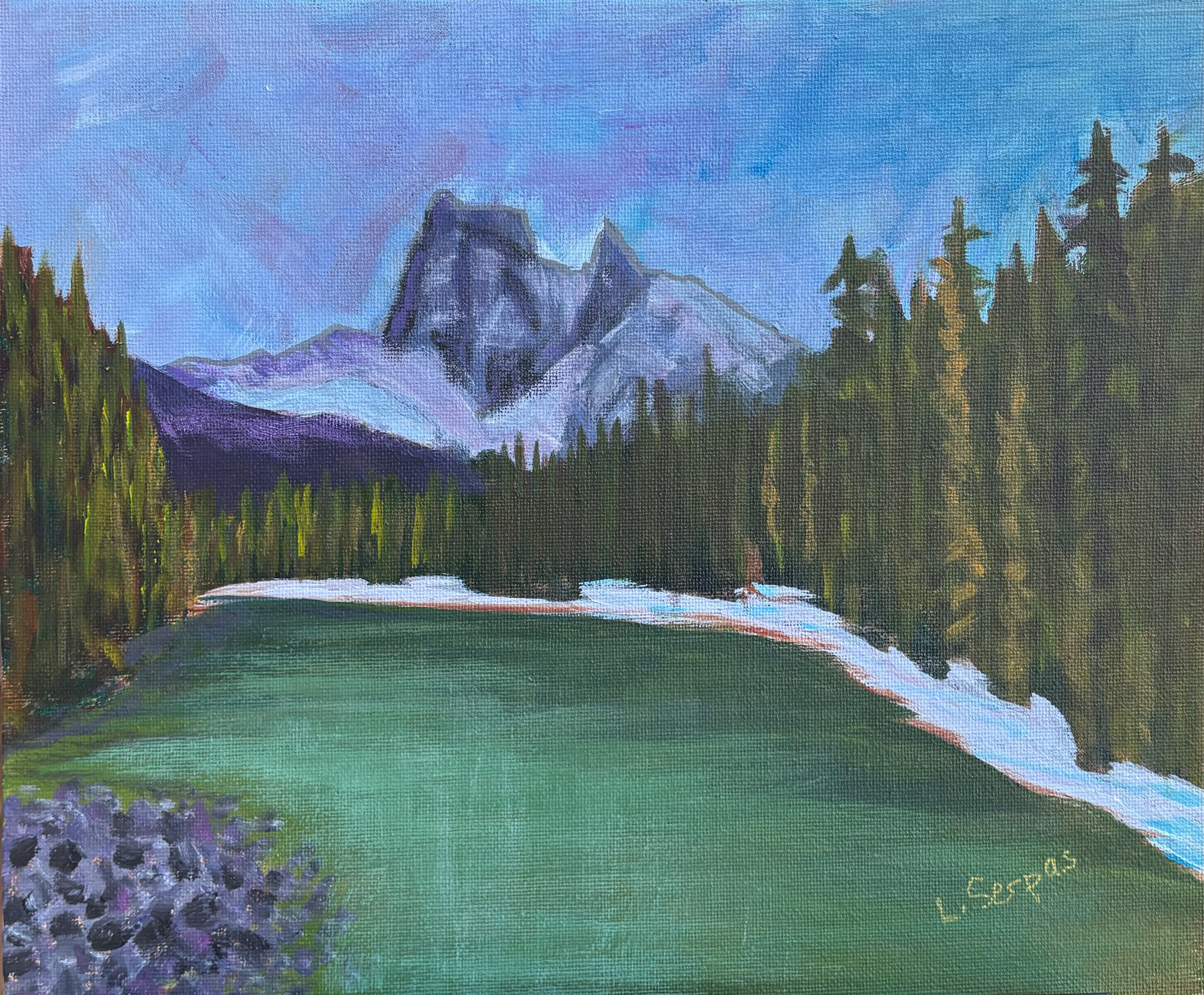 Mount Burgess - Yoho National Park		12" x 10"	Acrylic on canvas
