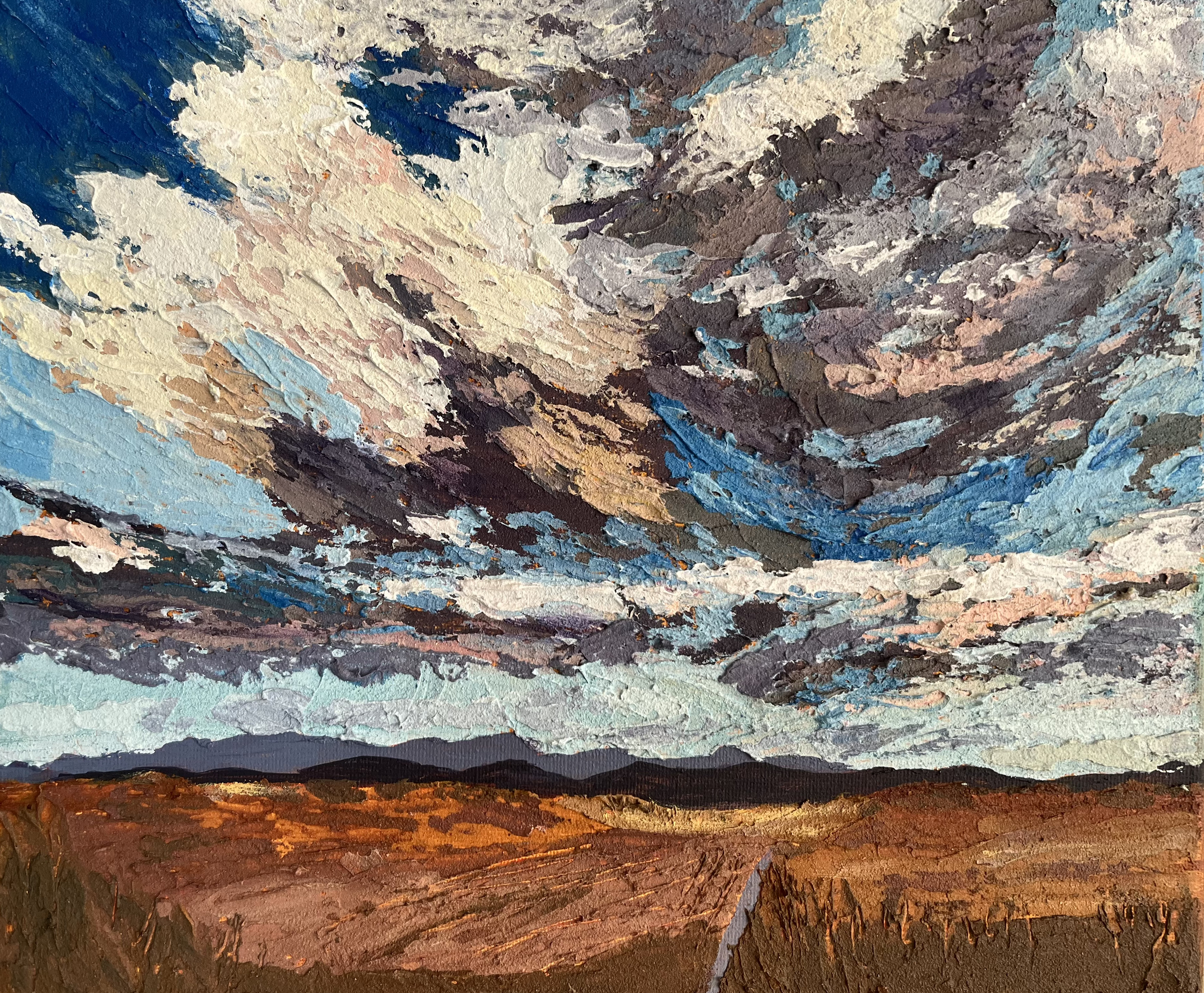Prairie Skies		12" x 10"	Acrylic on canvas
