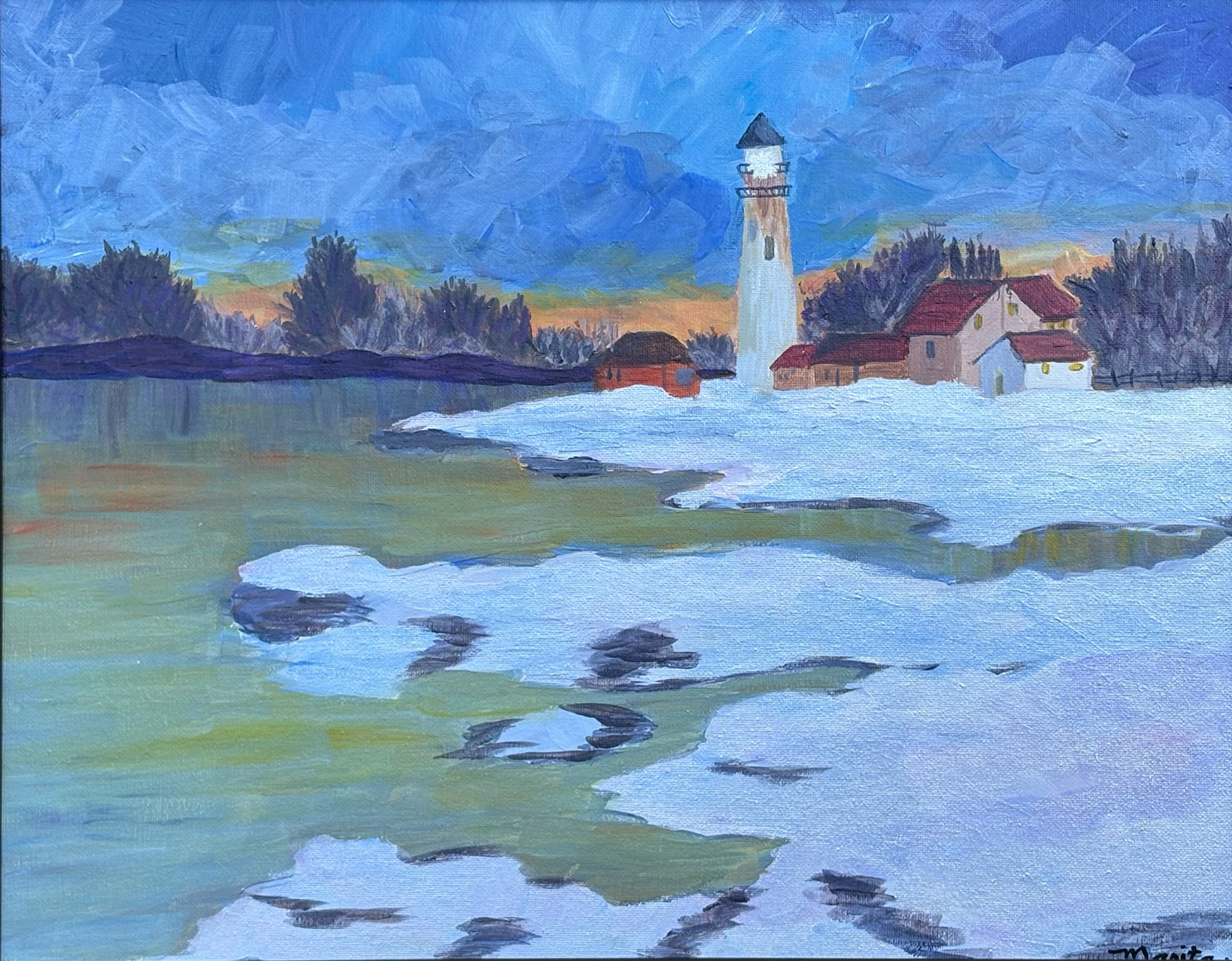 Stormy East Coast		18" x 14"	Acrylic on canvas
