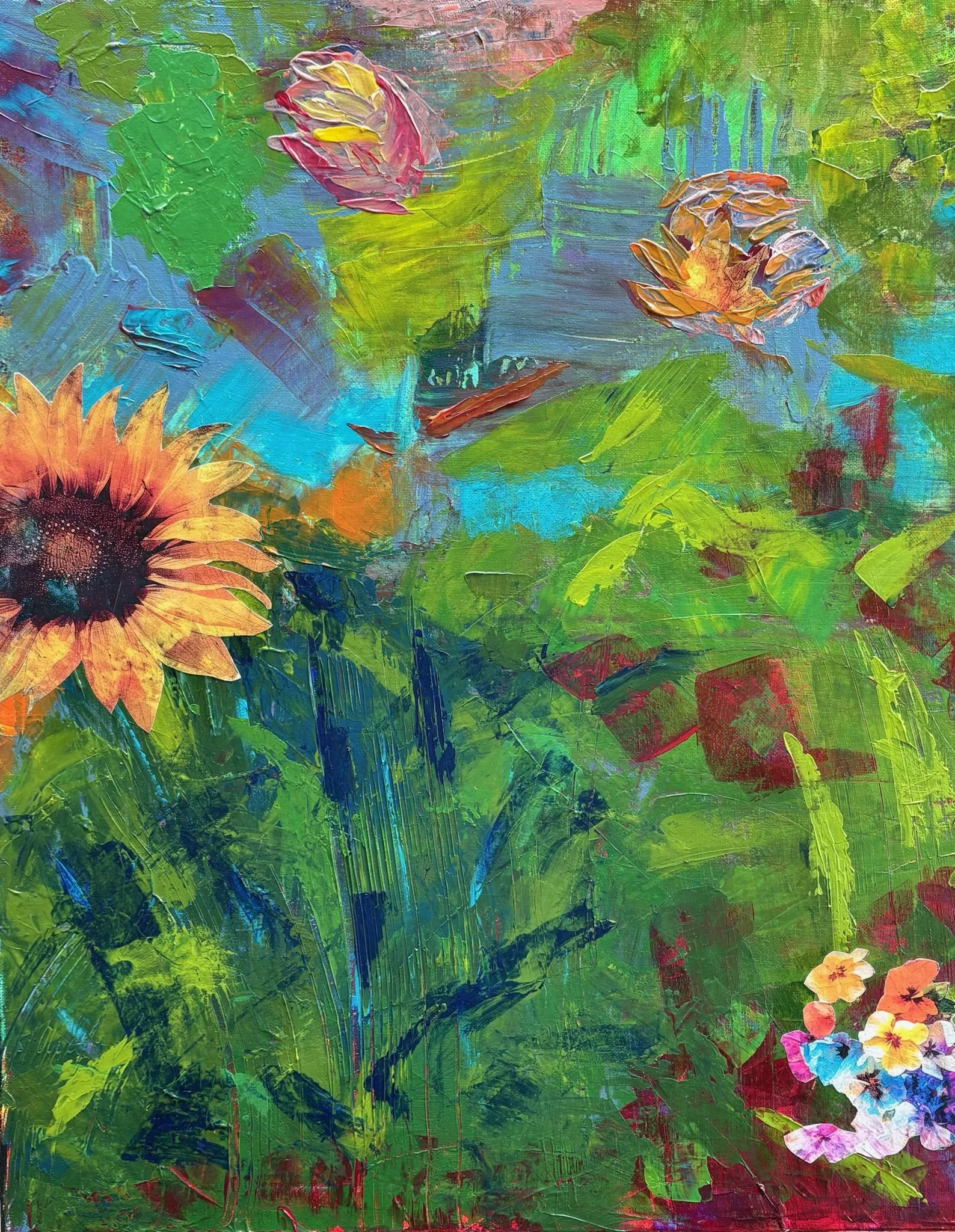 The Garden  -Mixed Media 24 x 20