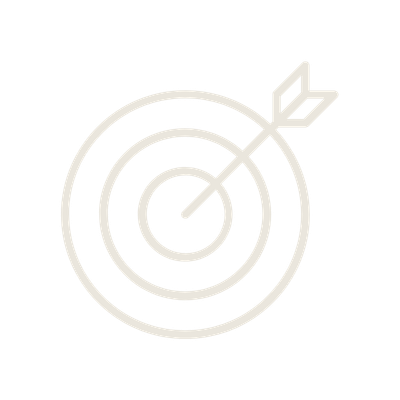 Target with an arrow hitting the bullseye