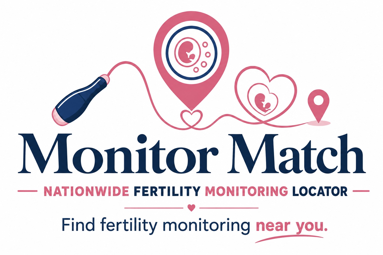 Monitor Match fertility monitoring locator for IVF ultrasound and bloodwork near you