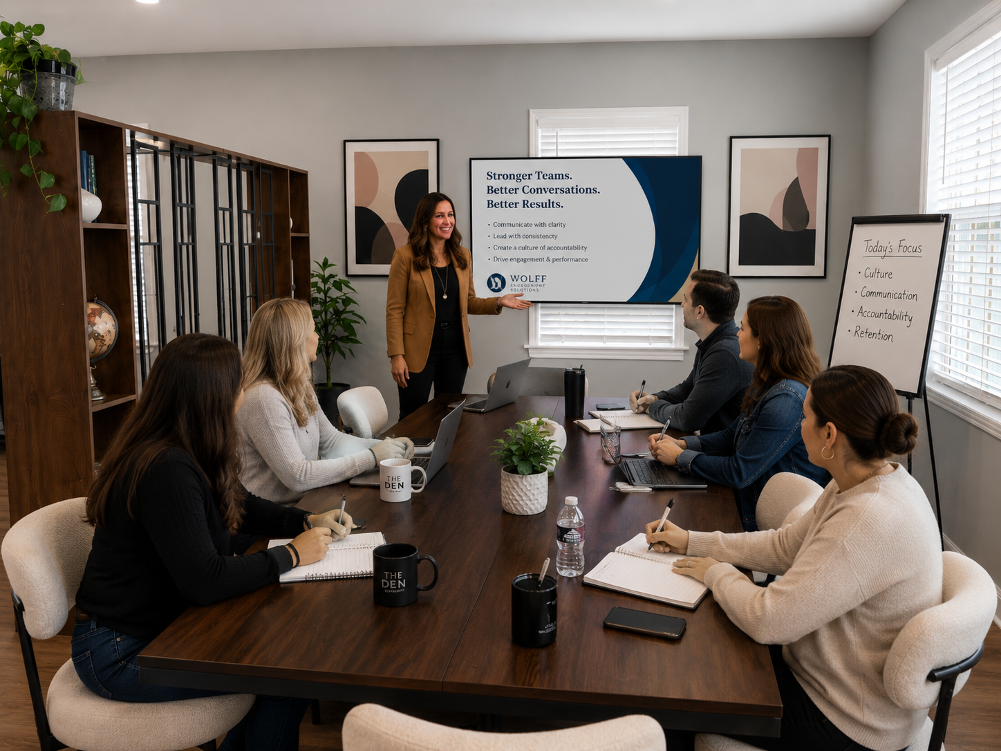 Workshop/training
“Professional workshop and training session at The Den in Bluffton.”
