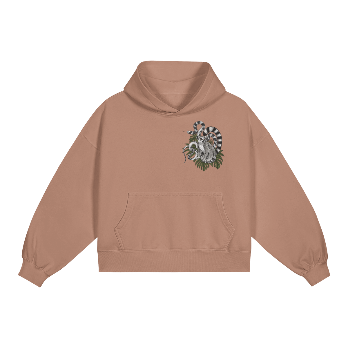 Boxy Lemur/Snake Hoodie