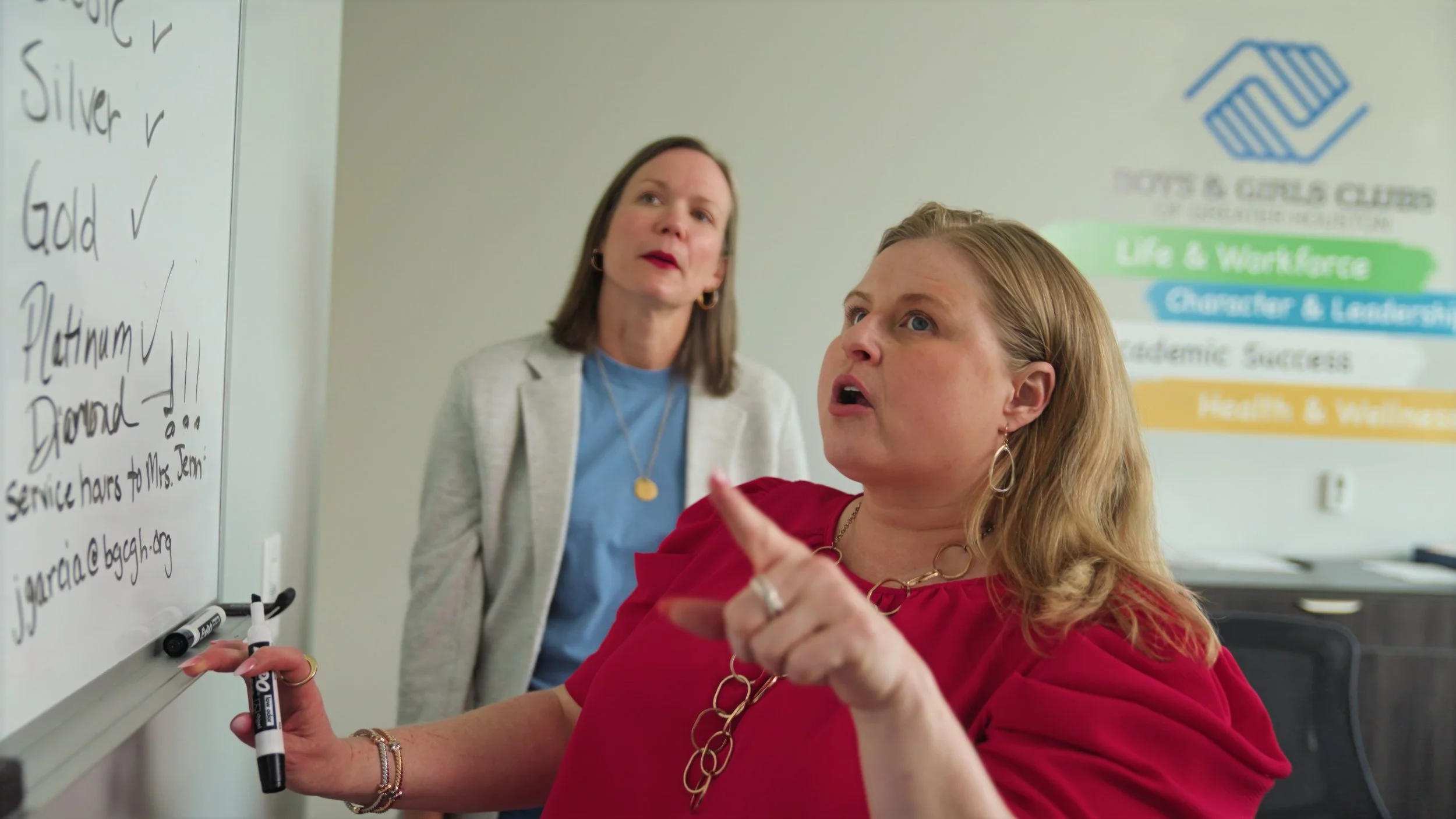 Thrive consultant working with Guidestar listed nonprofit on a strategic plan.