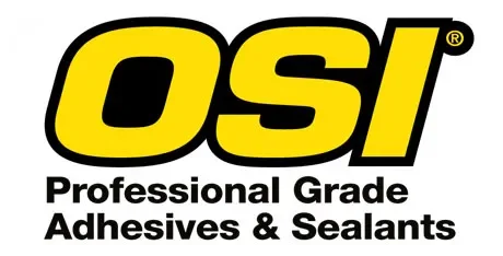 OSi logo with bold yellow and black text and the tag line 'Professional Grade Adhesives & Sealants'