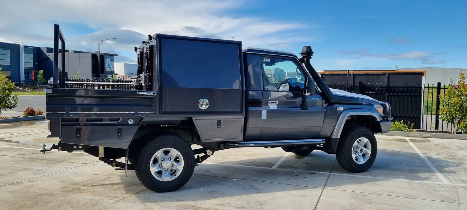 MFI Automotive Group Drop Side Tray Service Body